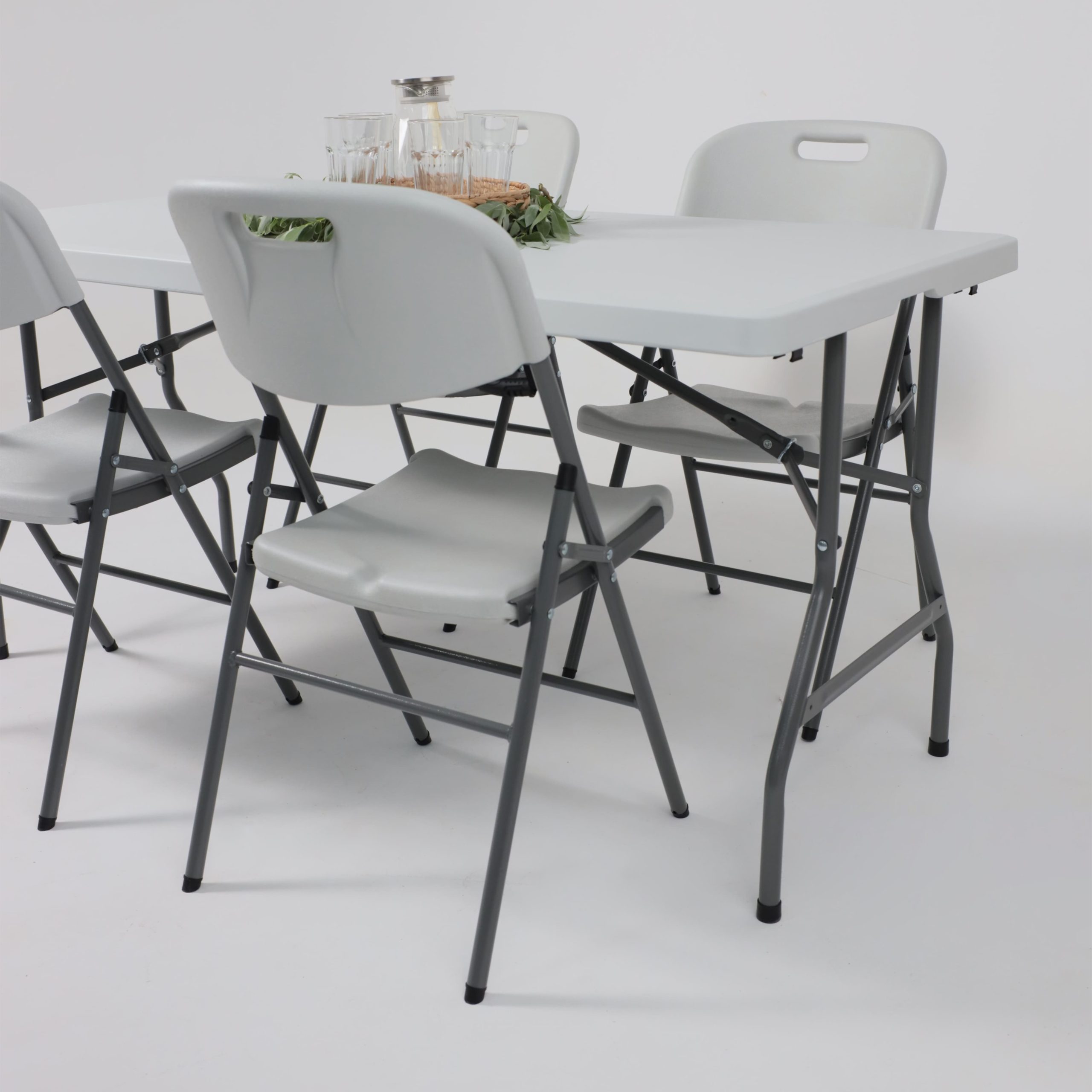 Стол складной 152*76*74, белый