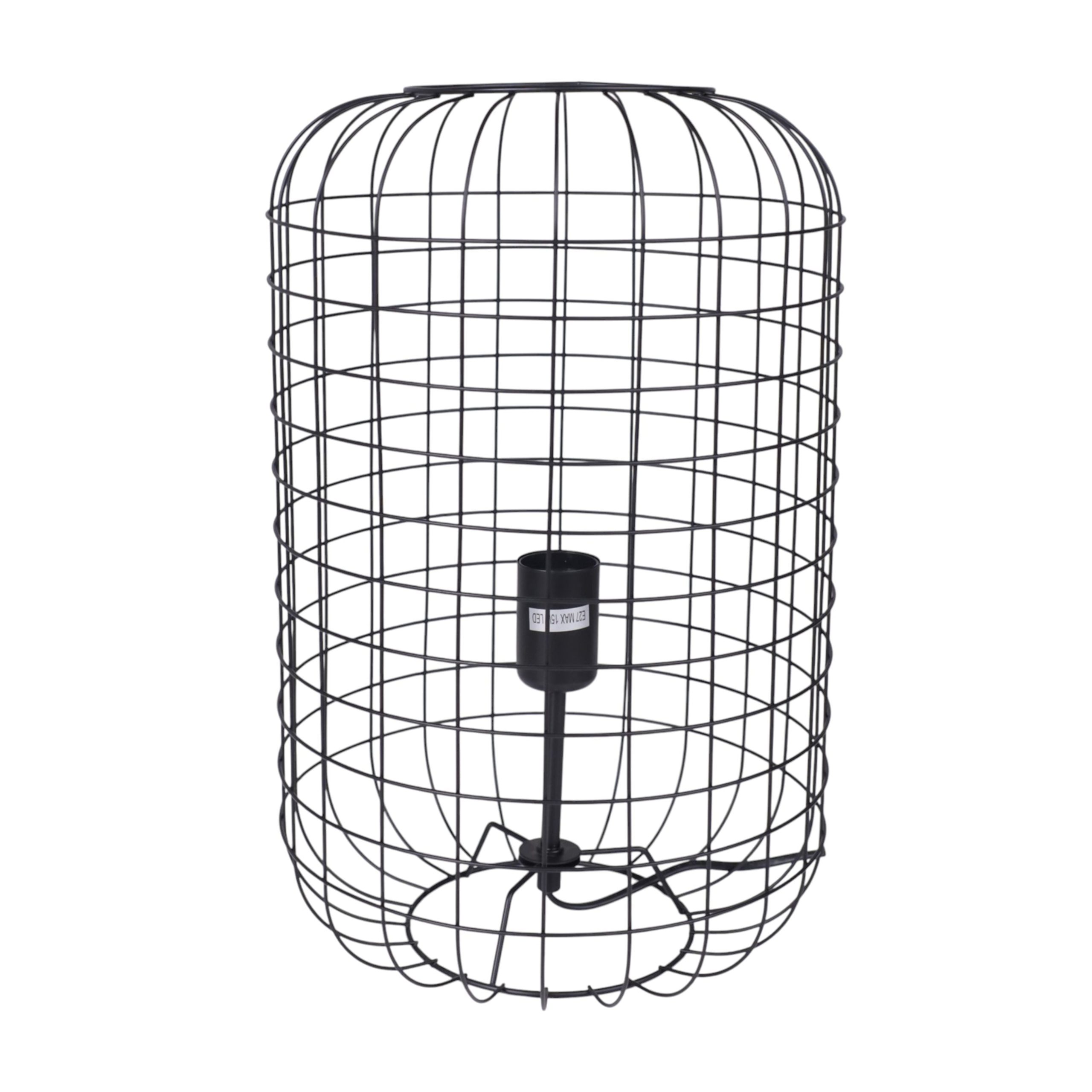 Светильник CAGE, настольный, E27, чёрный