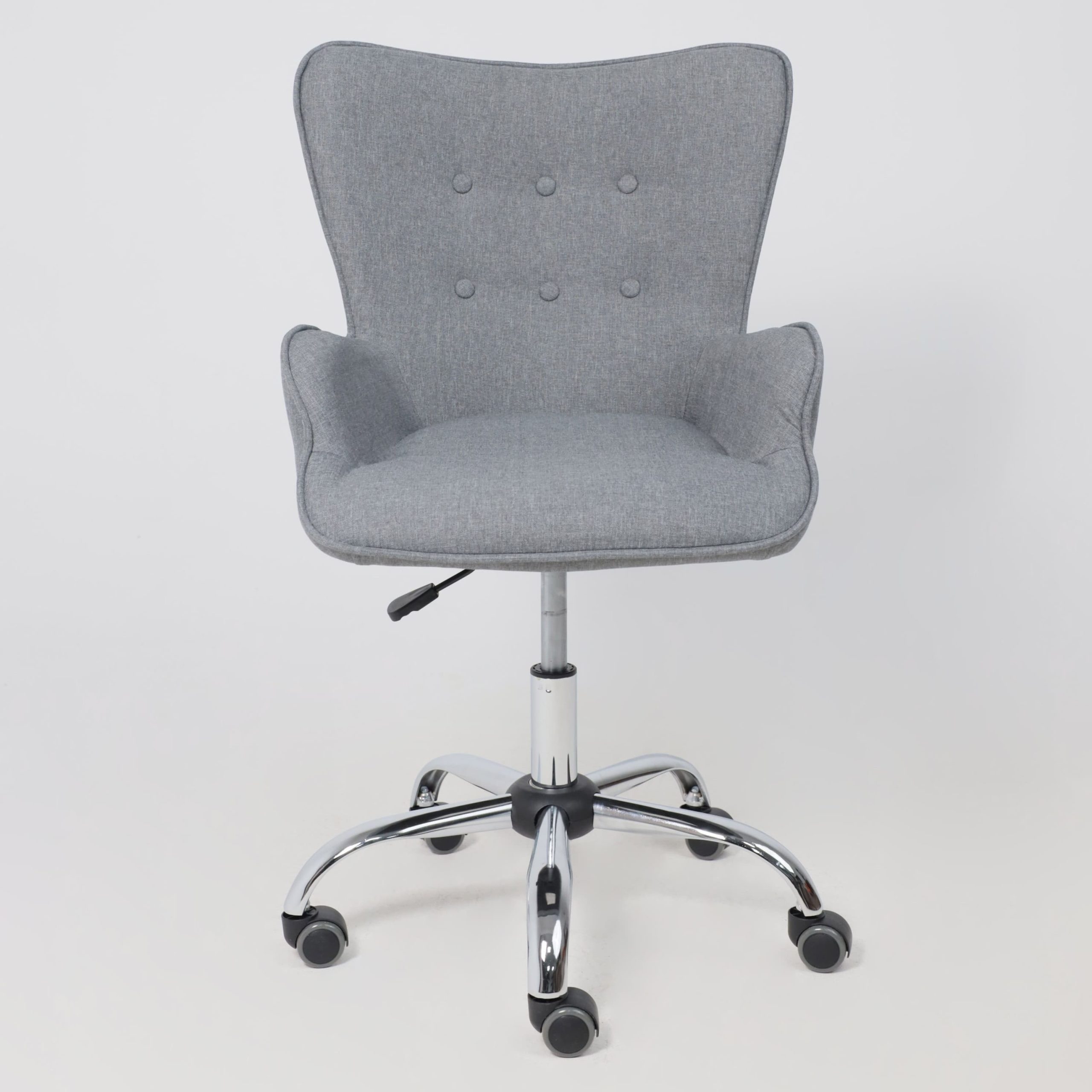 Кресло поворотное BELLA, ткань/серый