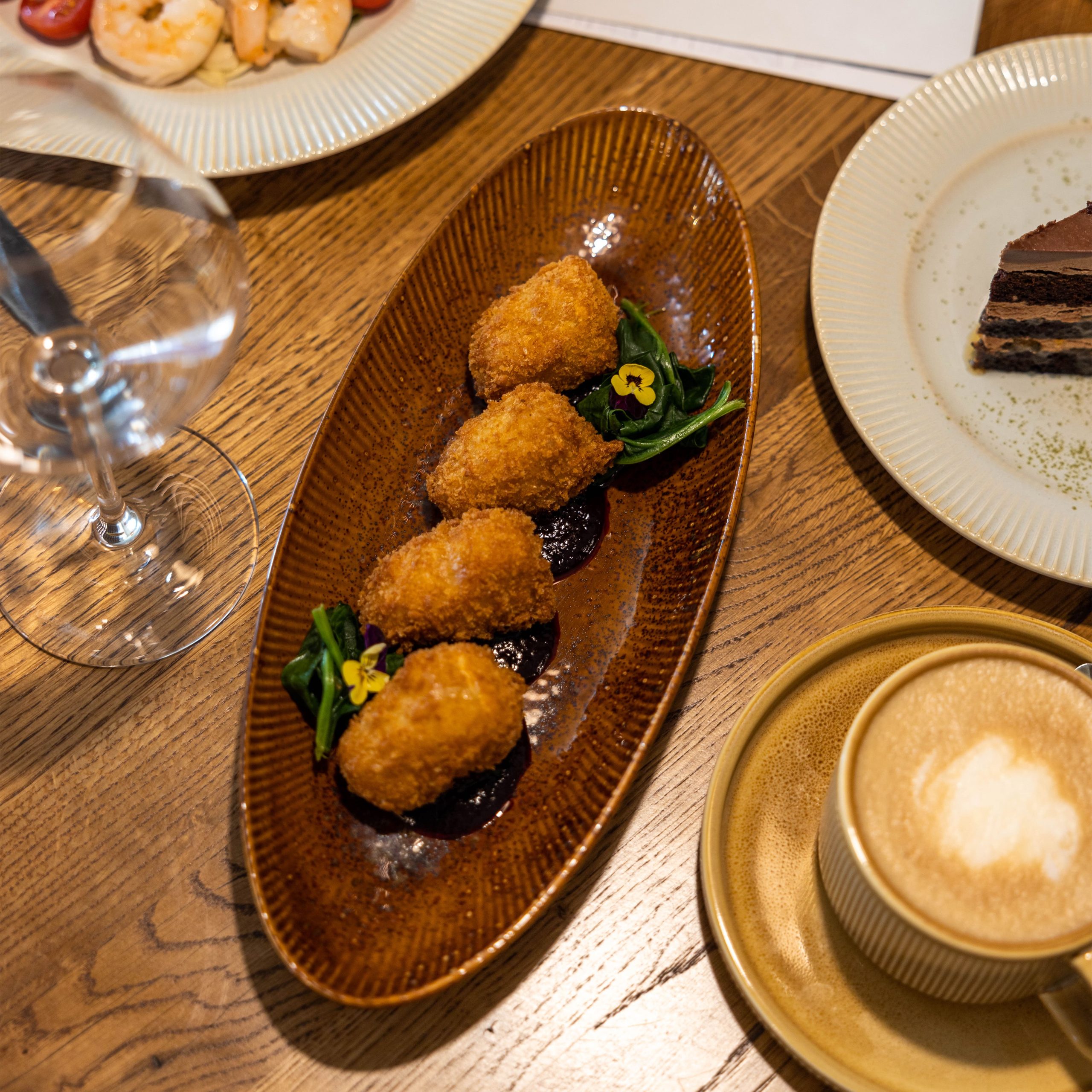 Блюдо для рыбы AURORA, фарфор, каштановый, 31*13*3,6см