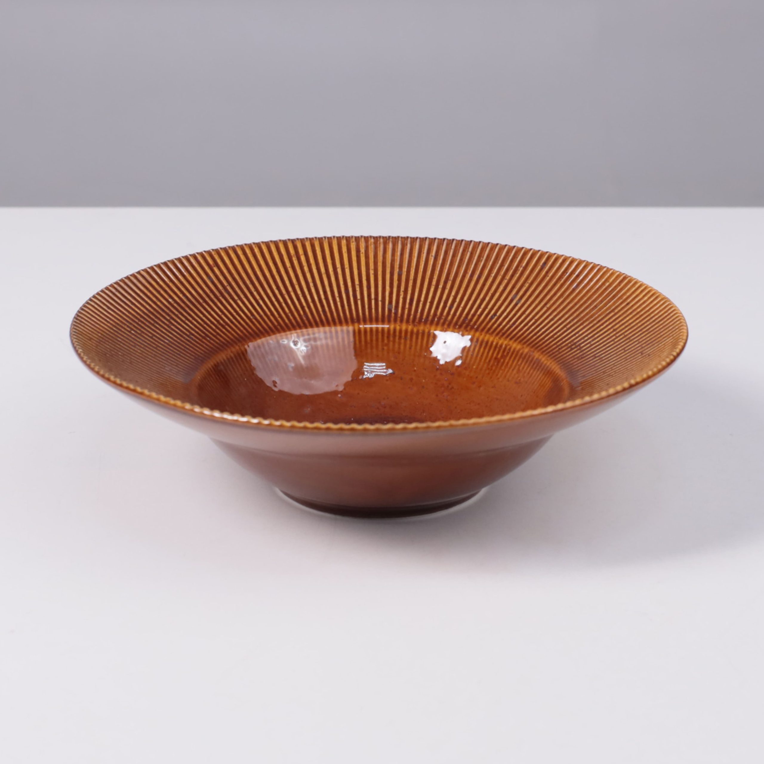 Блюдо для пасты AURORA, фарфор, каштановый, d23,5*6,5см