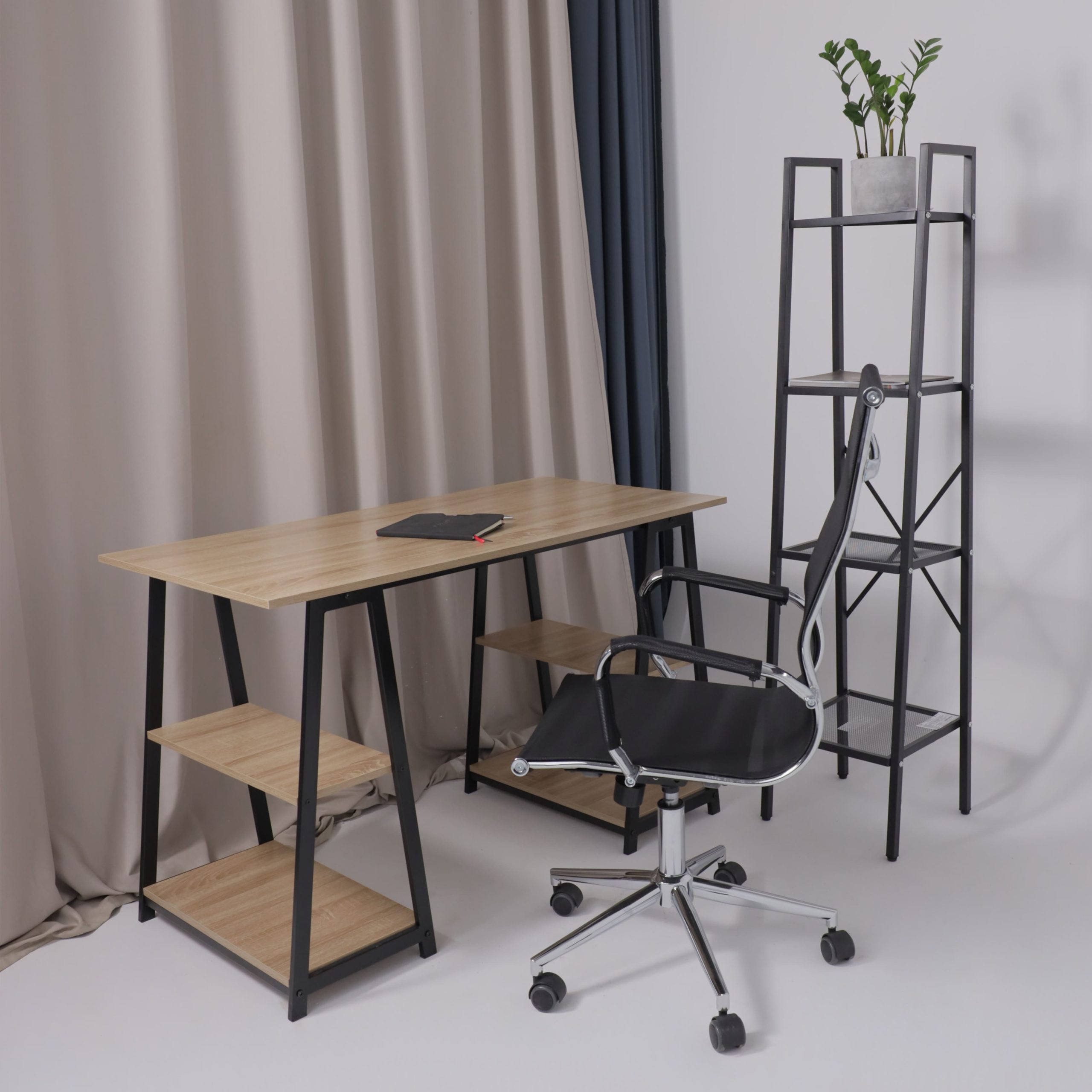 Кресло поворотное MARX, сетка, чёрный