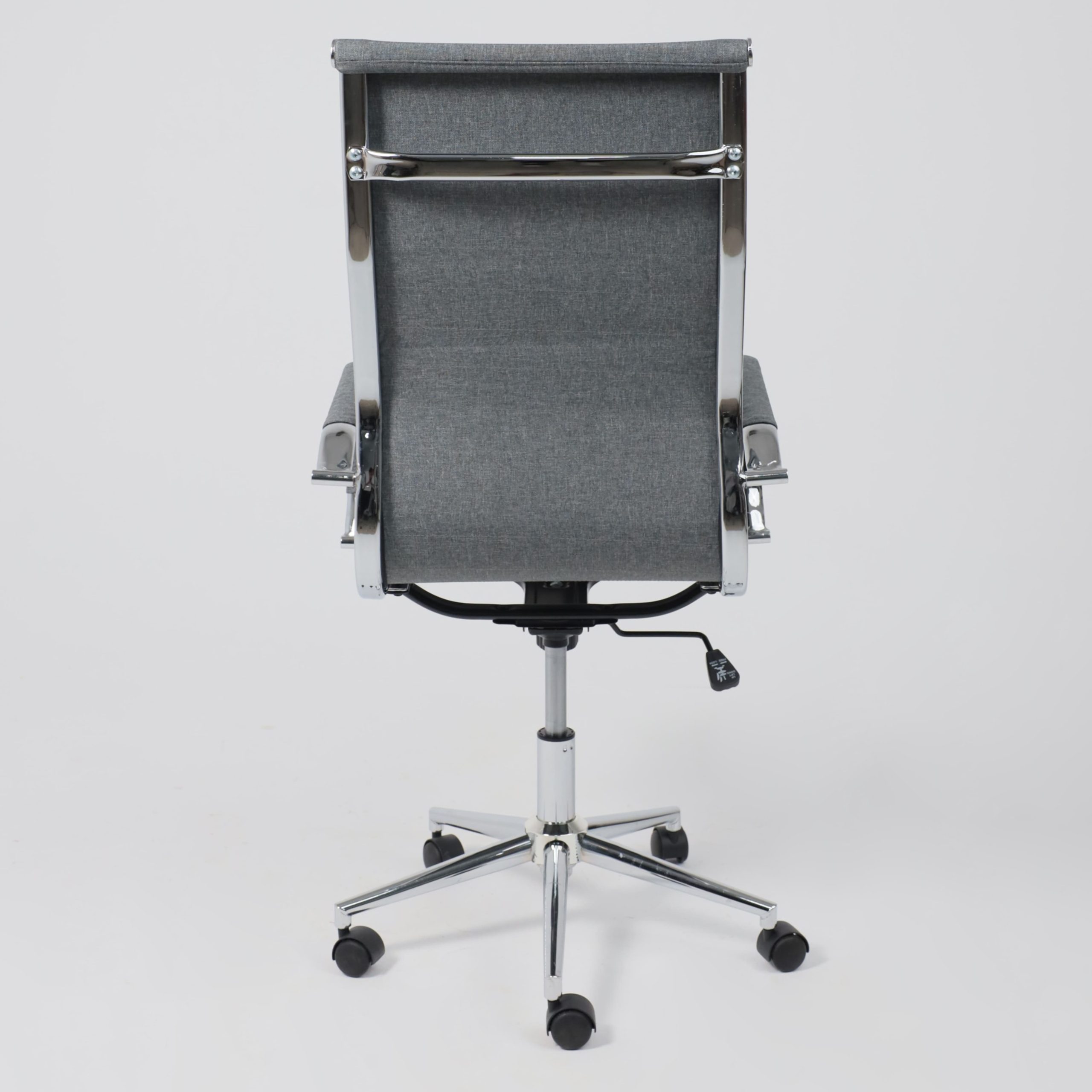 Кресло поворотное EVELIN, ткань, серый