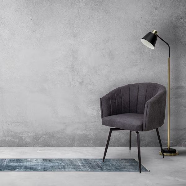 Кресло MELON, поворотное, серый/черный