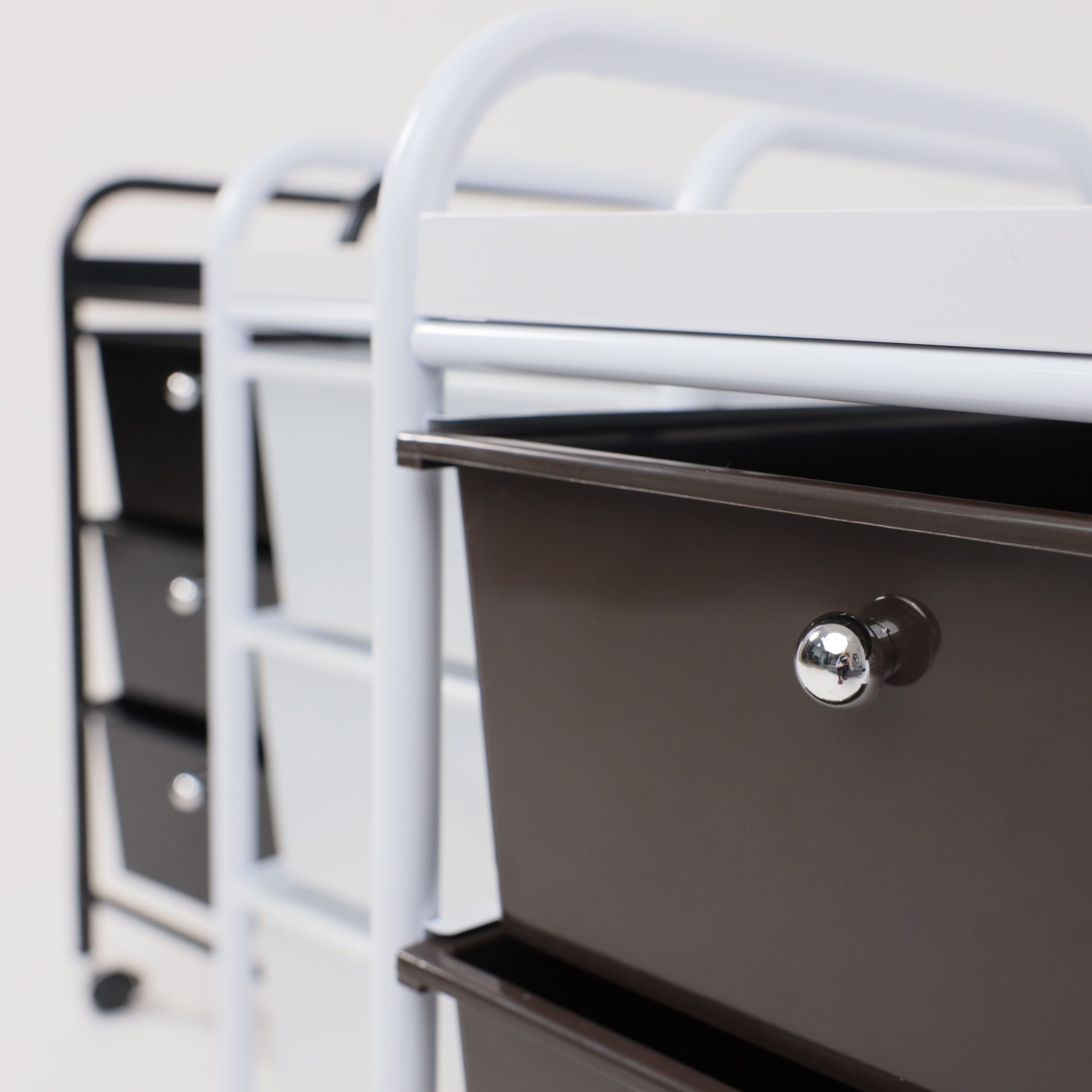 Этажерки MERCURY, ,белый+коричневый