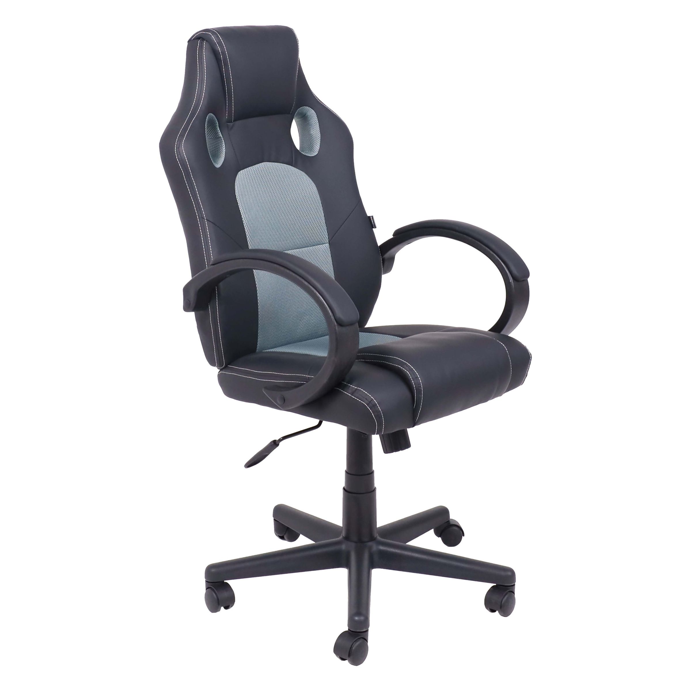 Кресло рабочее, поворотное FAN, тёмно-серый