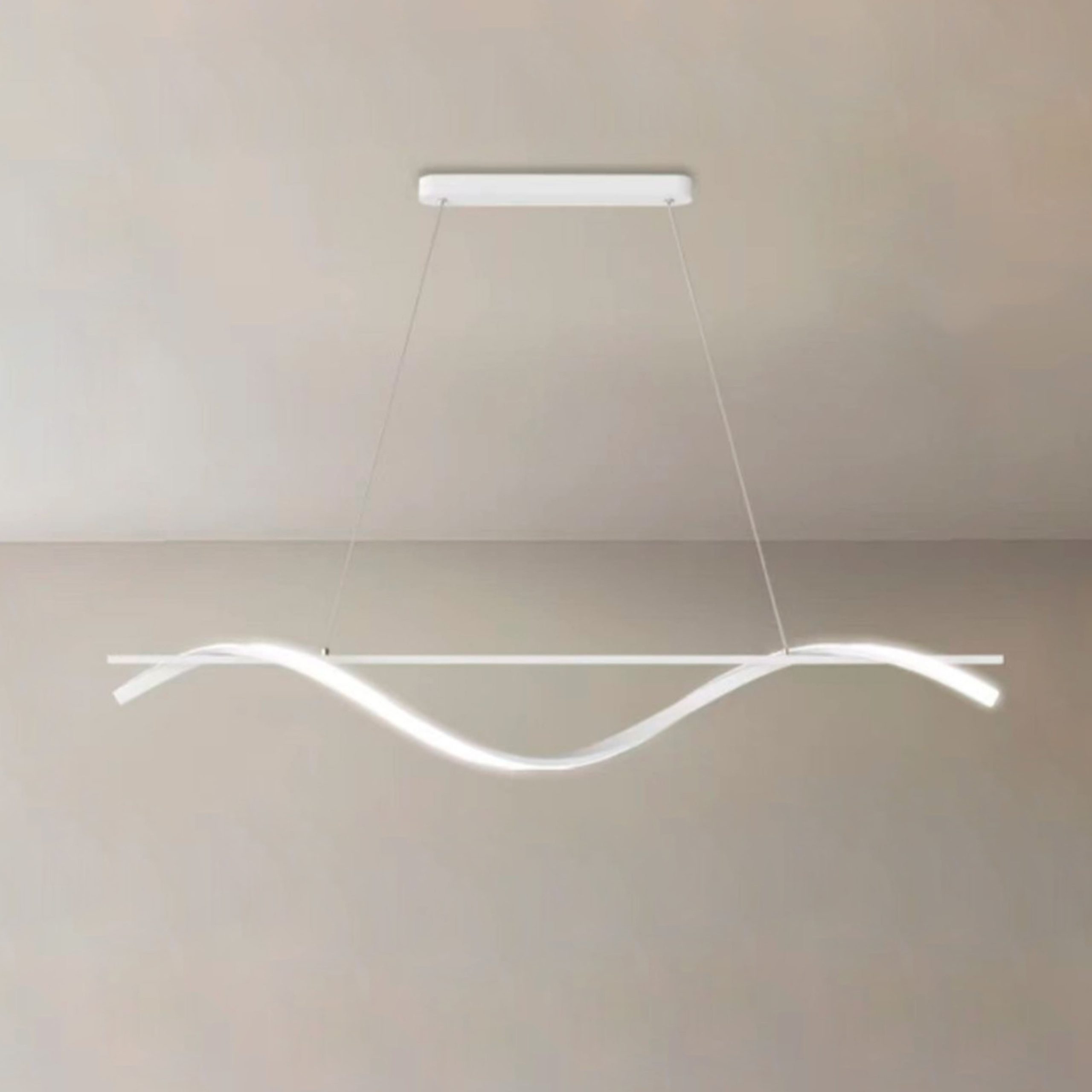 Светильник WAVE, потолочный, LED, 100 см, белый