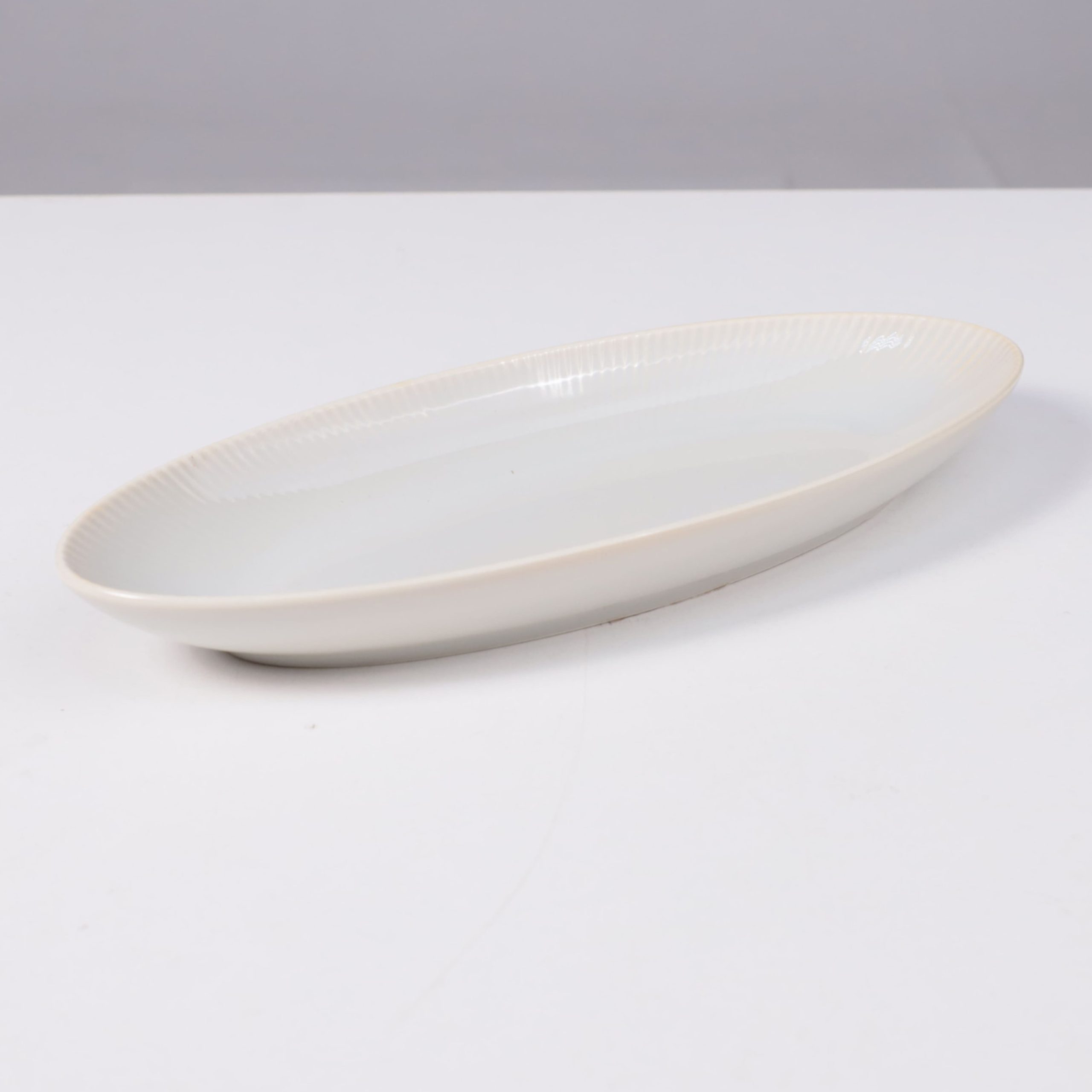 Блюдо для рыбы AURORA, фарфор, айвори, 31*13*3,6см