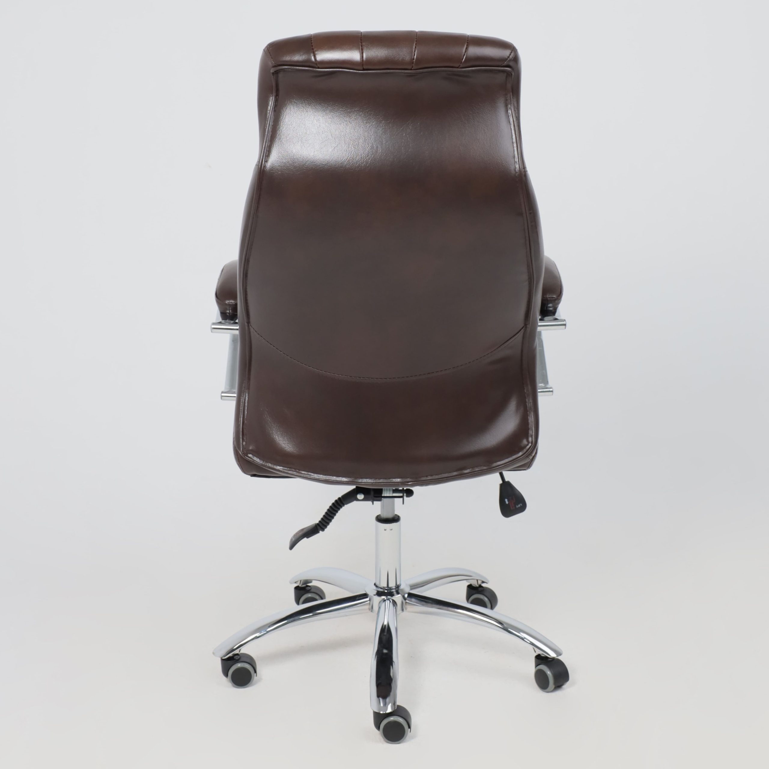 Кресло поворотное MASTIF, натуральная кожа, коричневый