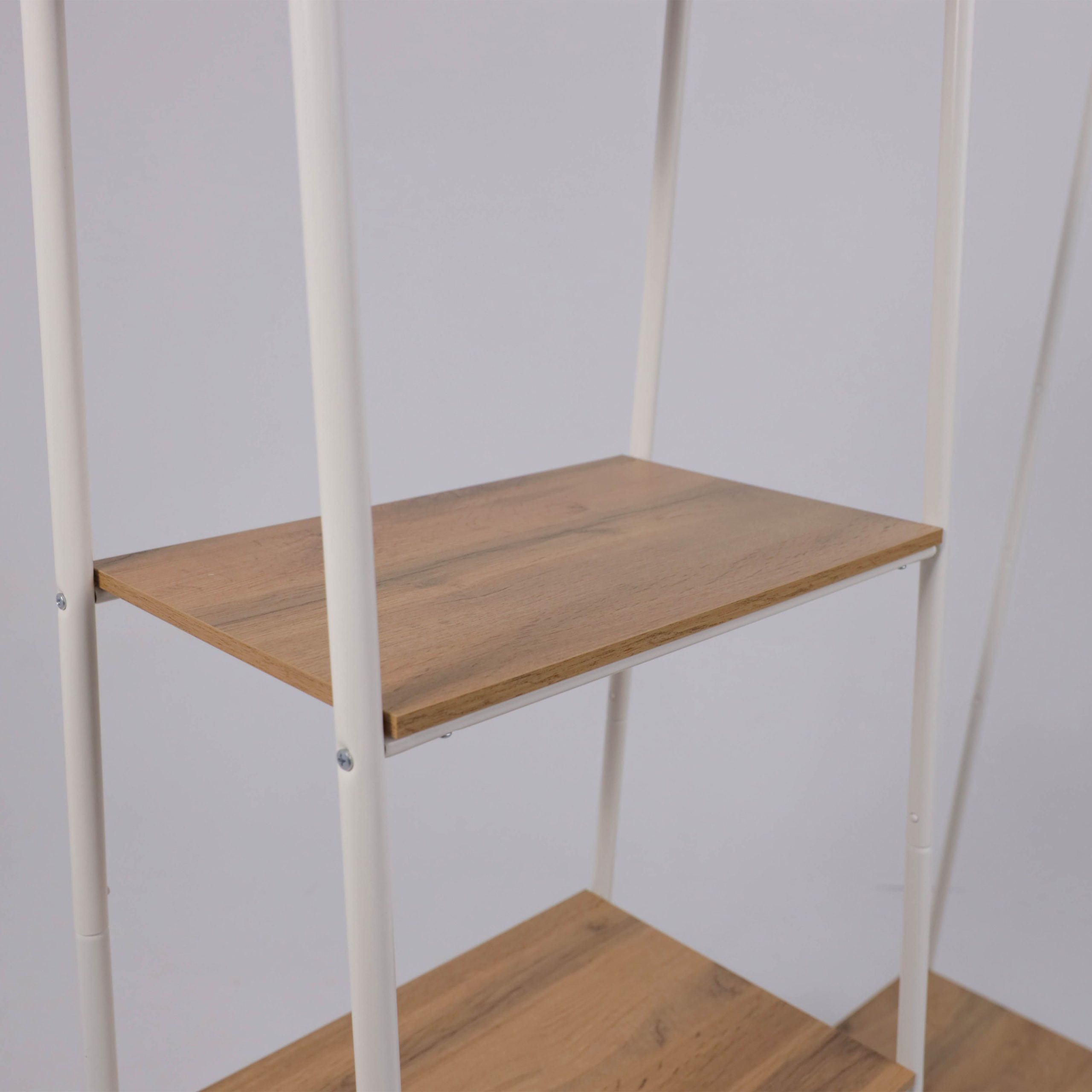 Гардеробная система с полками СКАНДИНАВИЯ 1, белый