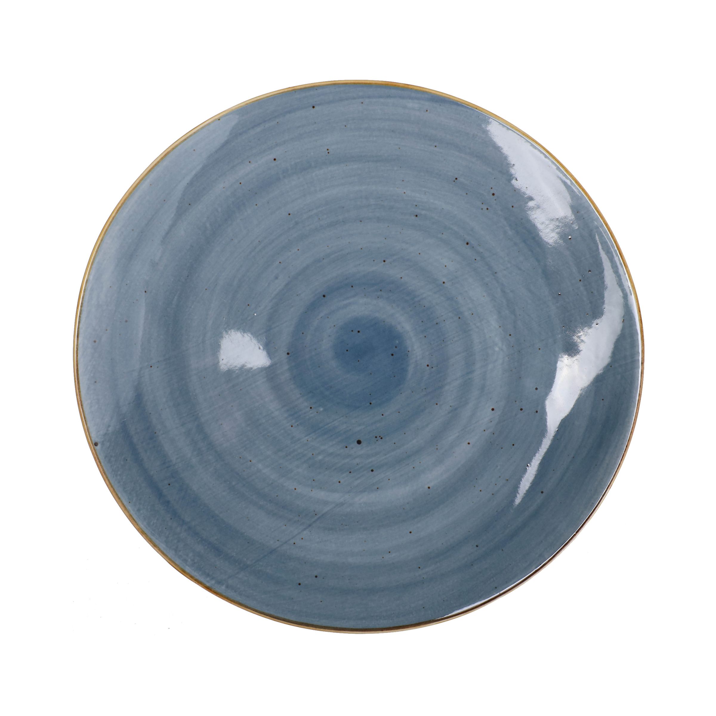 Блюдо VITAL, фарфор, синий, 26*26*2см