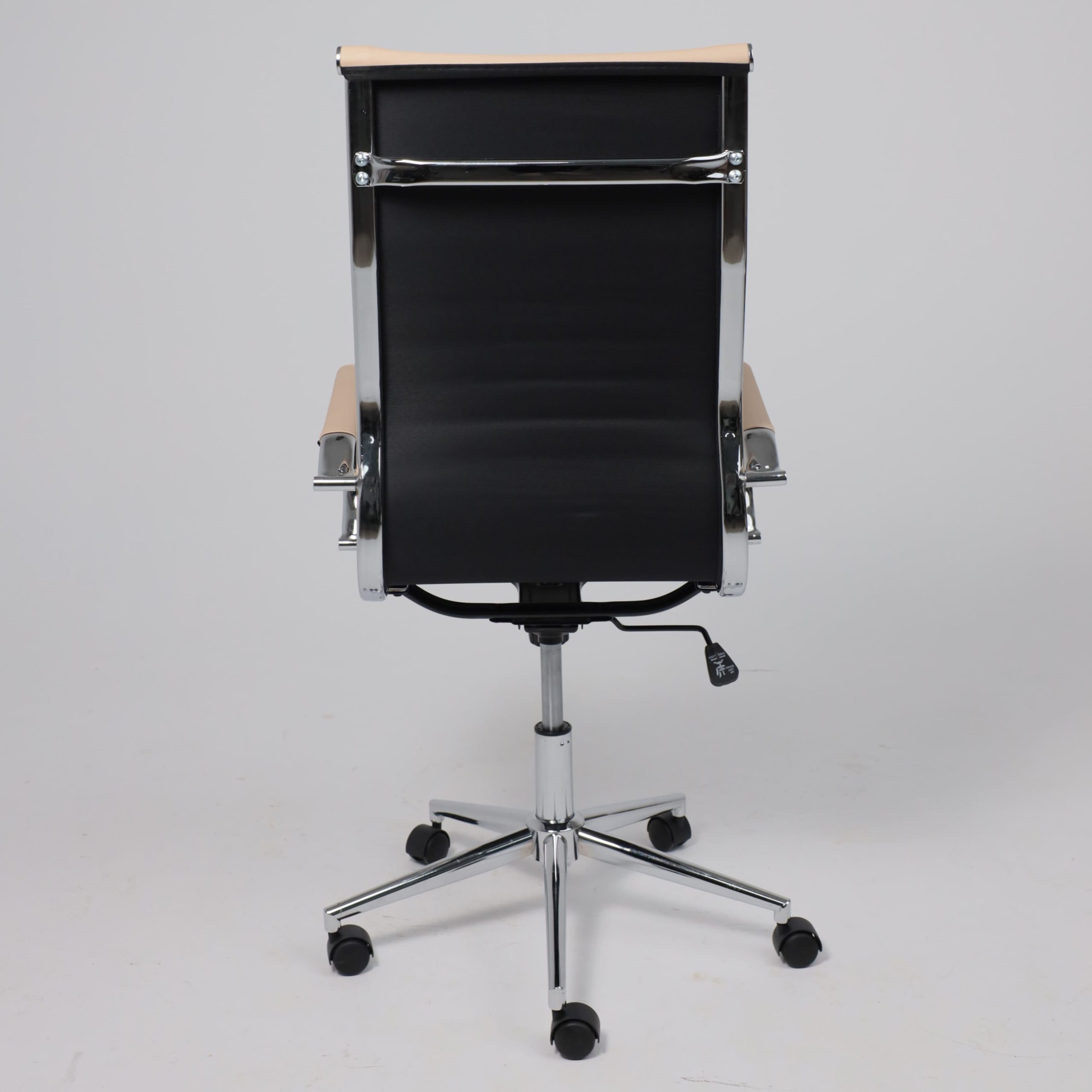 Кресло поворотное EVELIN, экокожа, бежевый