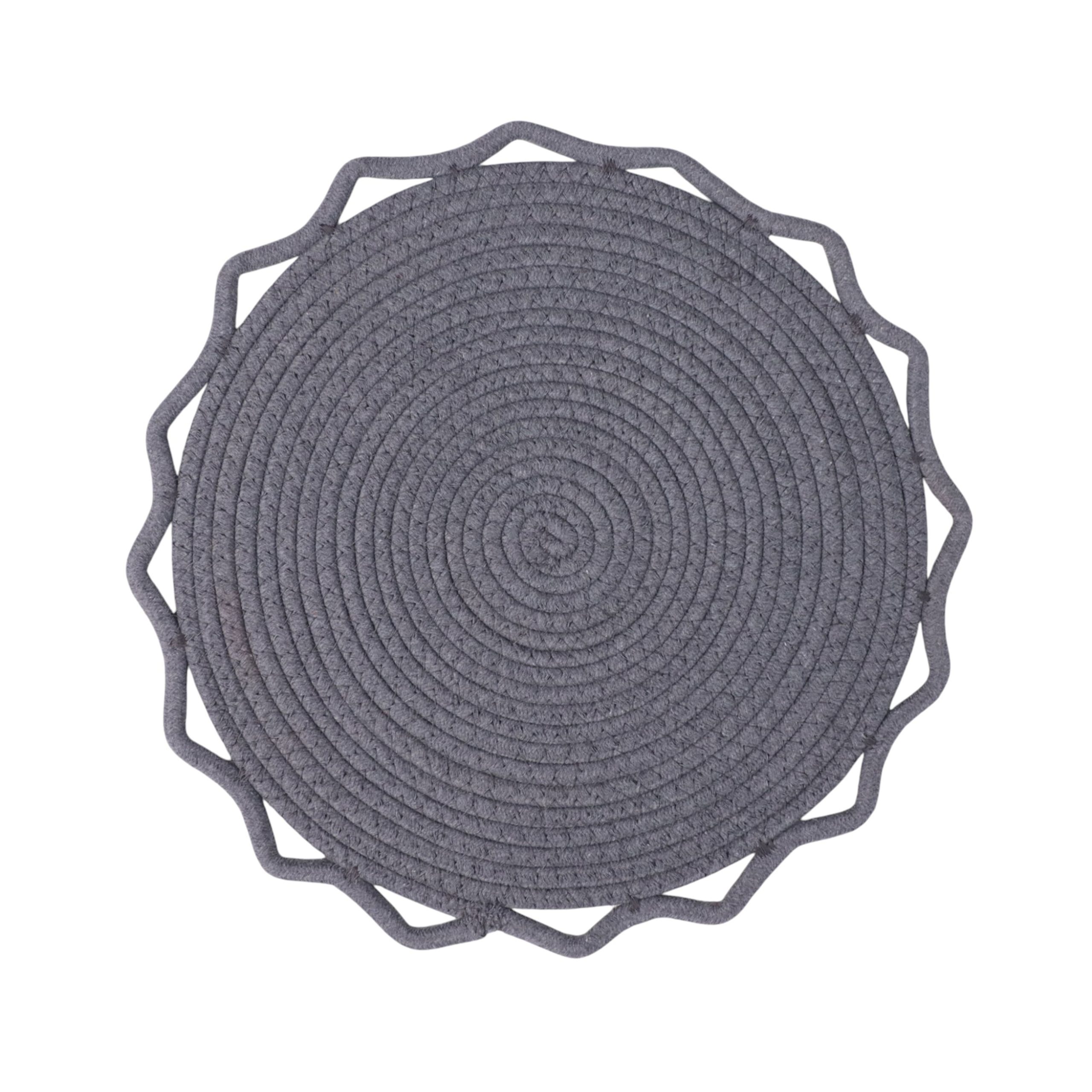 Подставка сервировочная SERVIVA, круглая,  серый, 38см