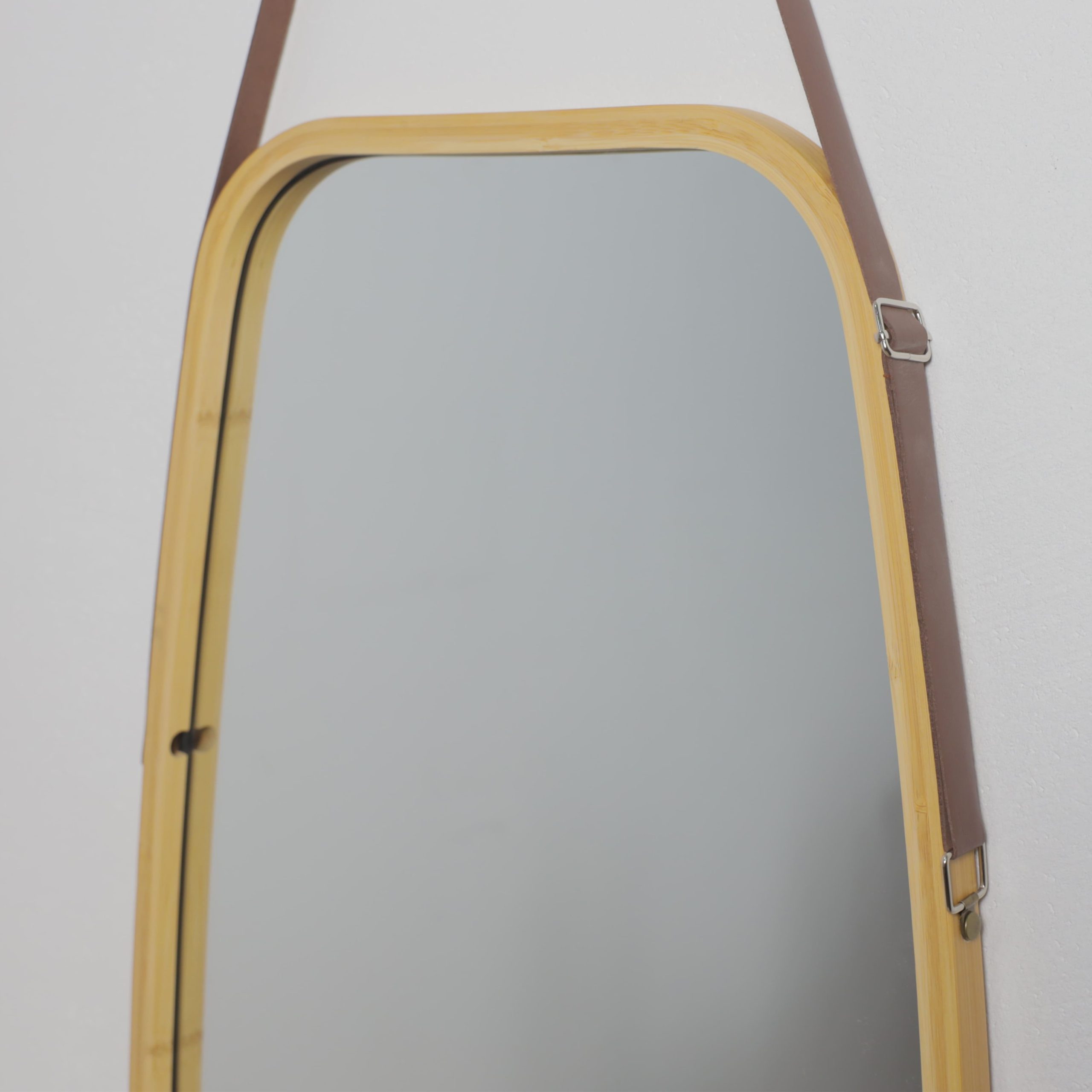 Зеркало подвесное LUMINARY, бамбук