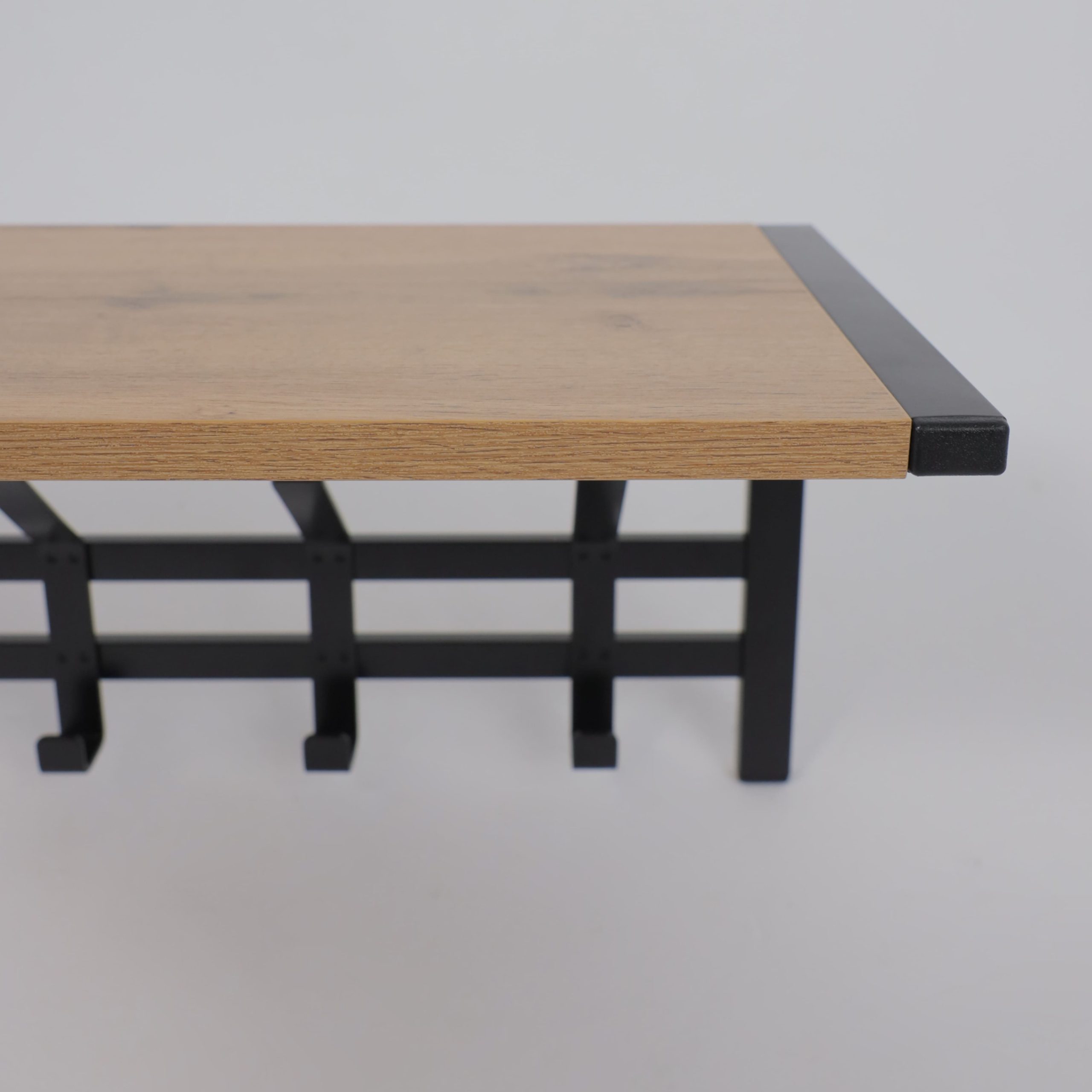 Вешалка с полкой ТОРОНТО 21Д, (чёрный)