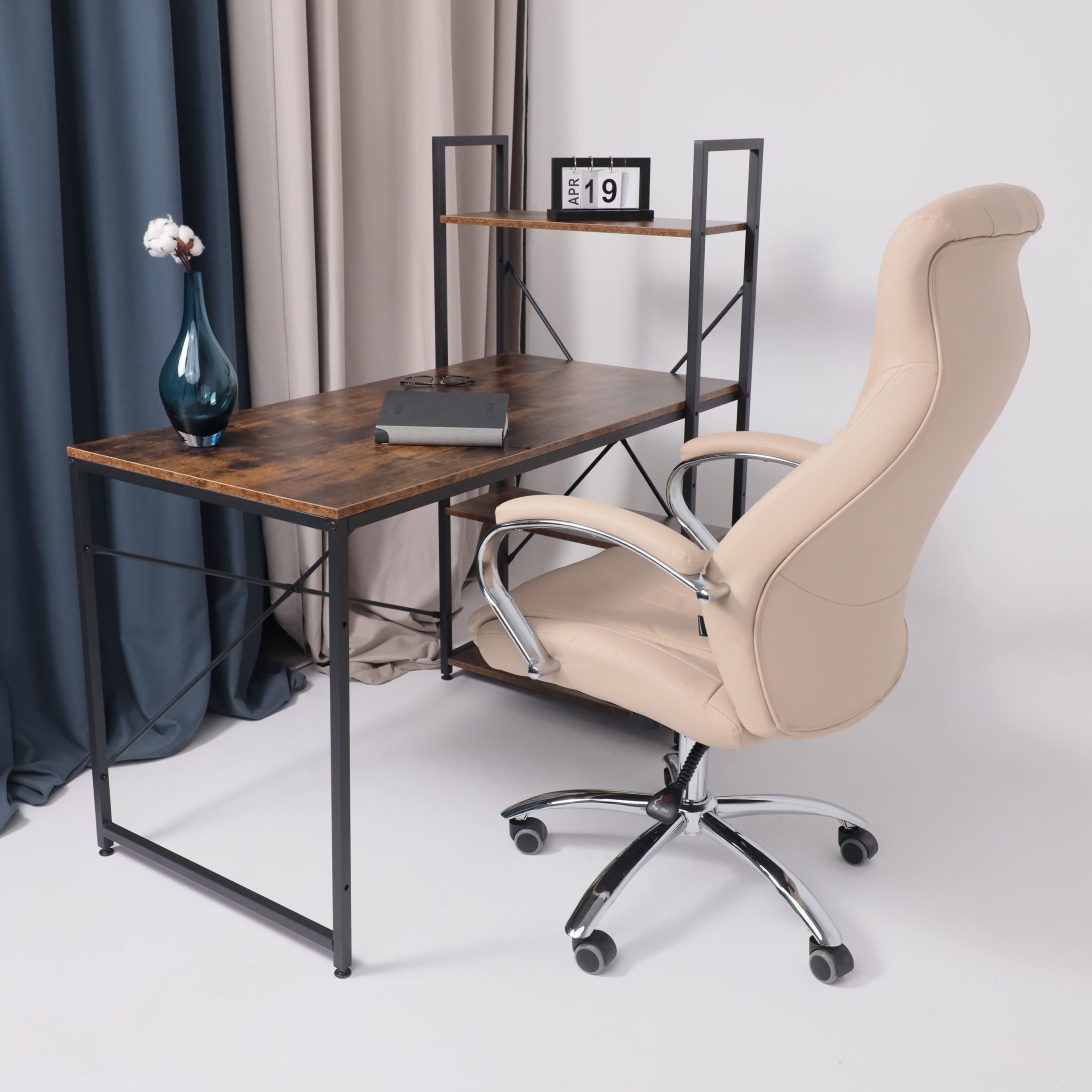 Кресло поворотное MASTIF, ECO, бежевый