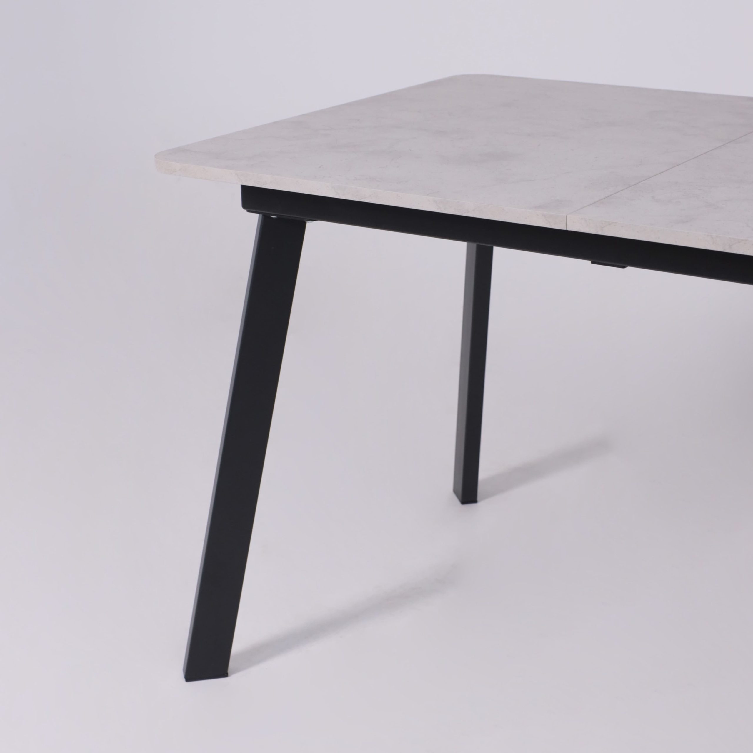 Стол AV 1209/1, ЛМДФ, раздвижной 1200(1600)*800 Ароза светлая/черный