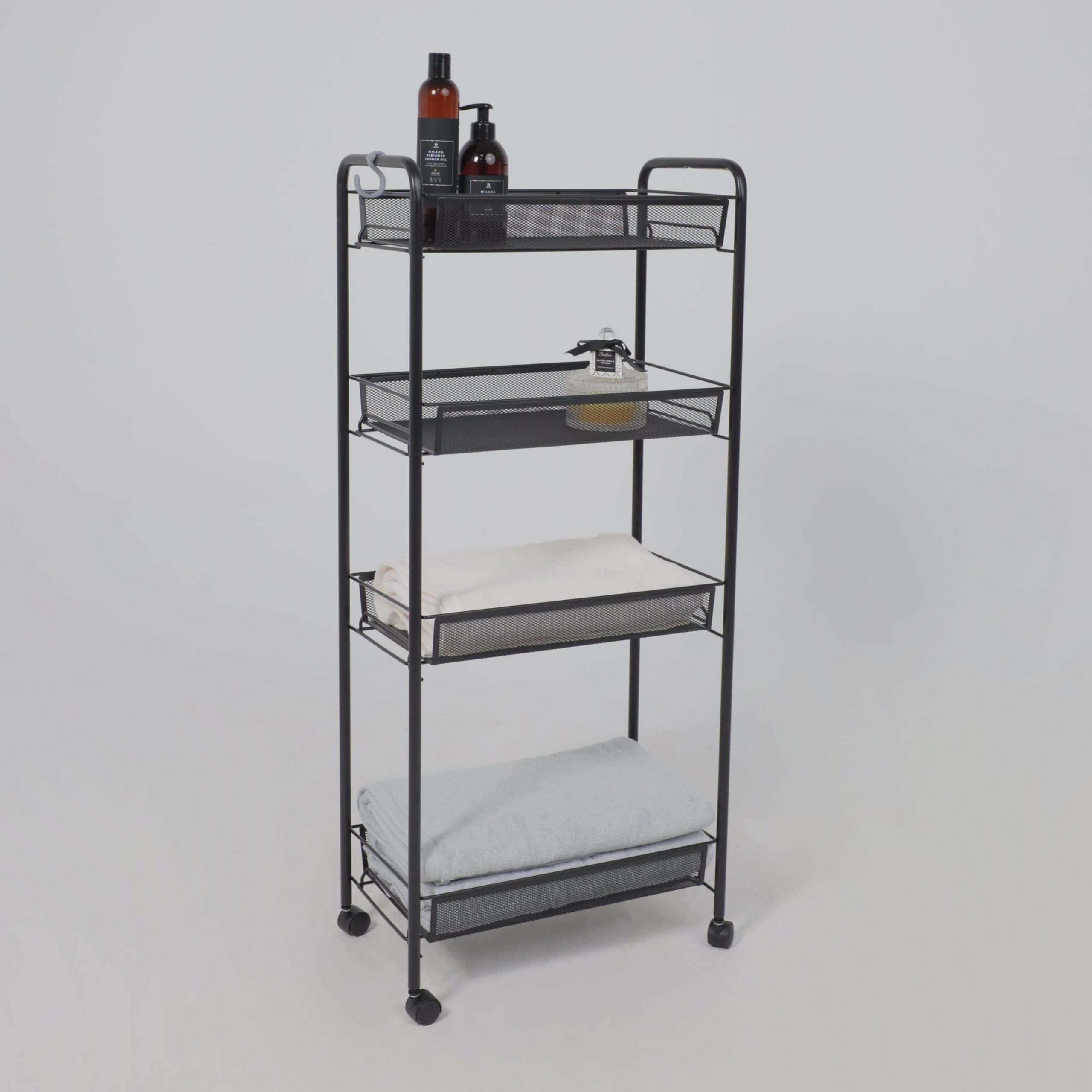 Этажерка Ладья 24К, (черный)