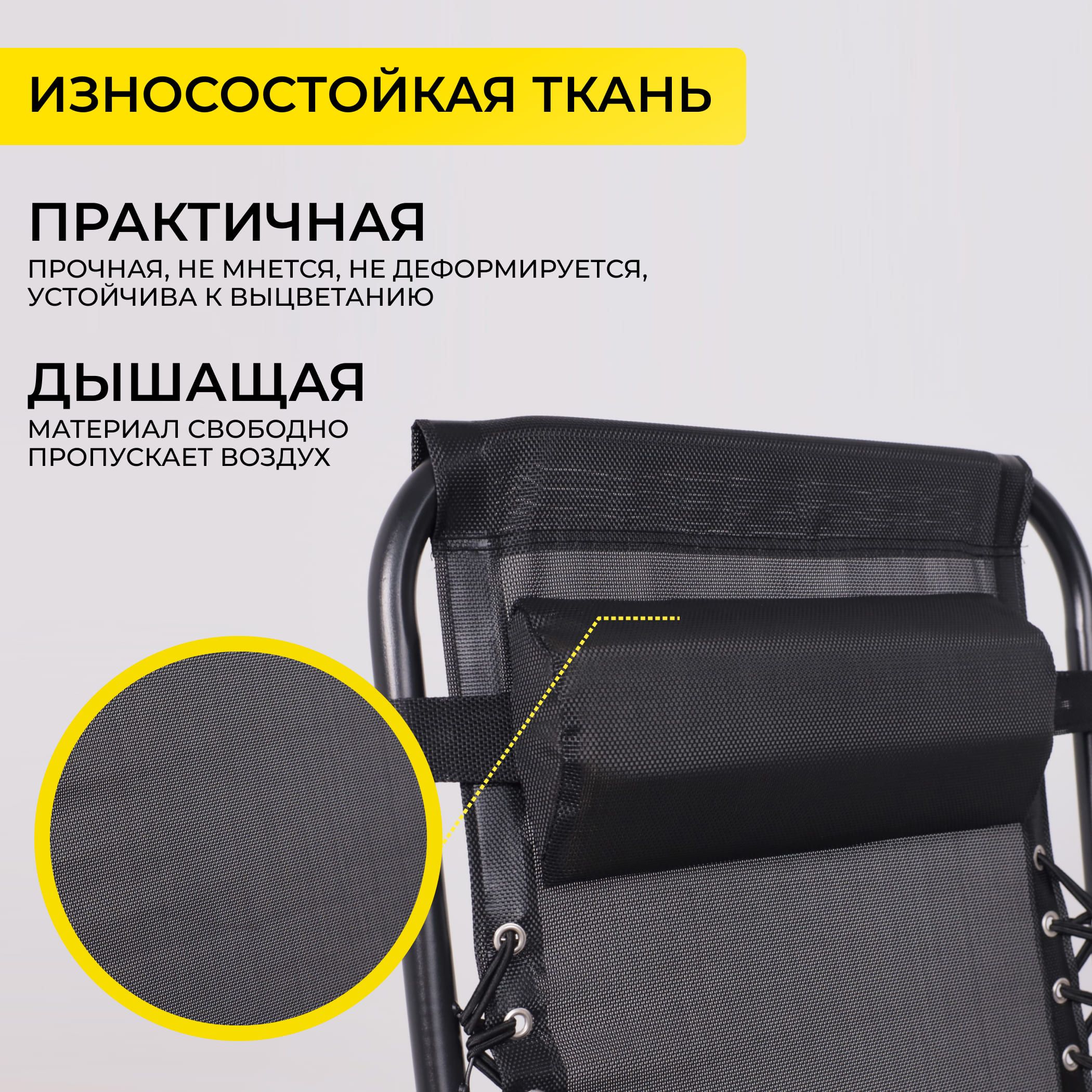 Кресло садовое SARDINIA, черный