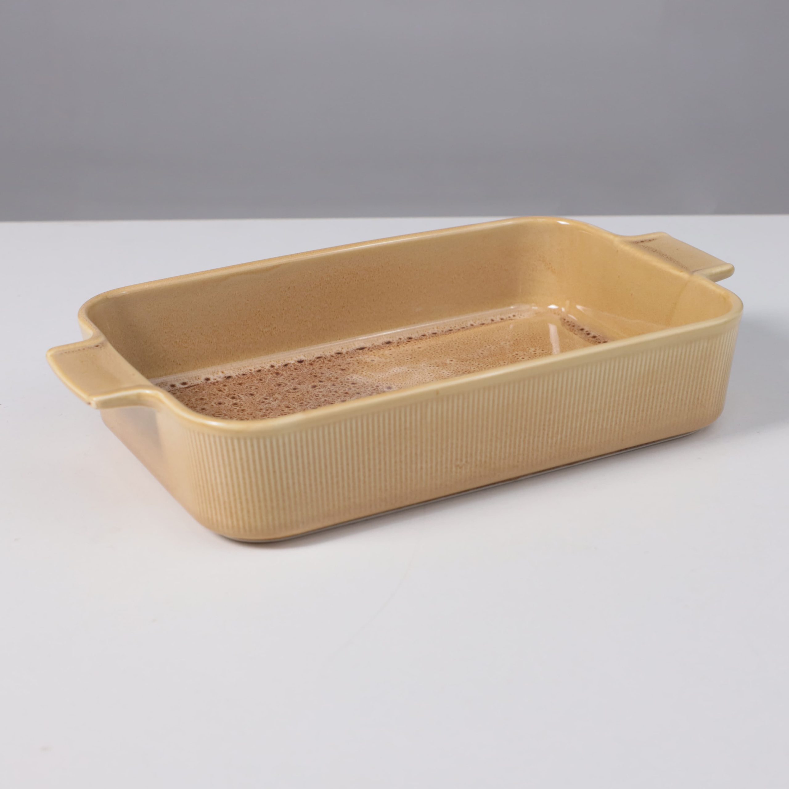 Форма для запекания STRIA, фарфор, пшеничный, 22,5*36,2*7см