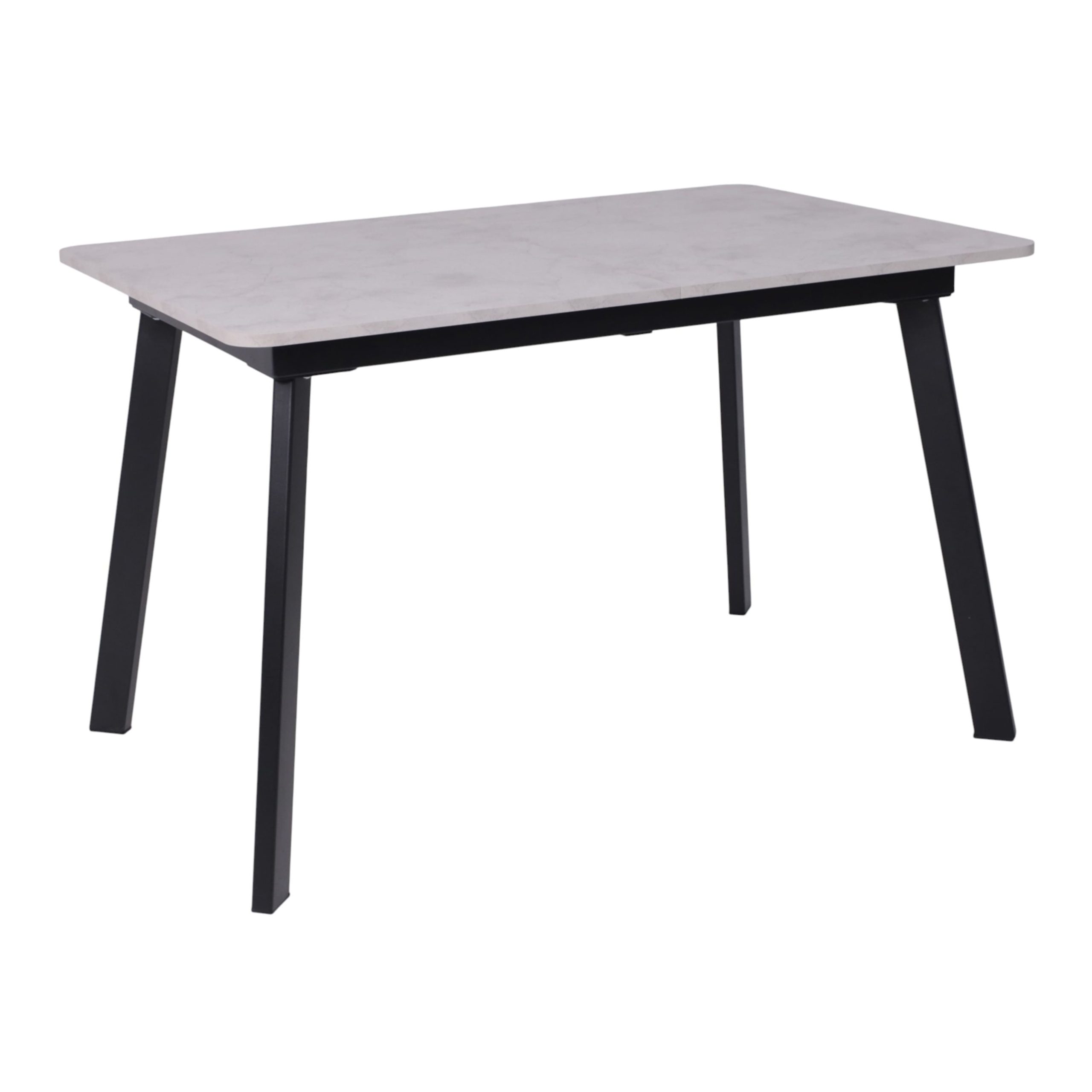 Стол AV 1209/1, ЛМДФ, раздвижной 1200(1600)*800 Ароза светлая/черный