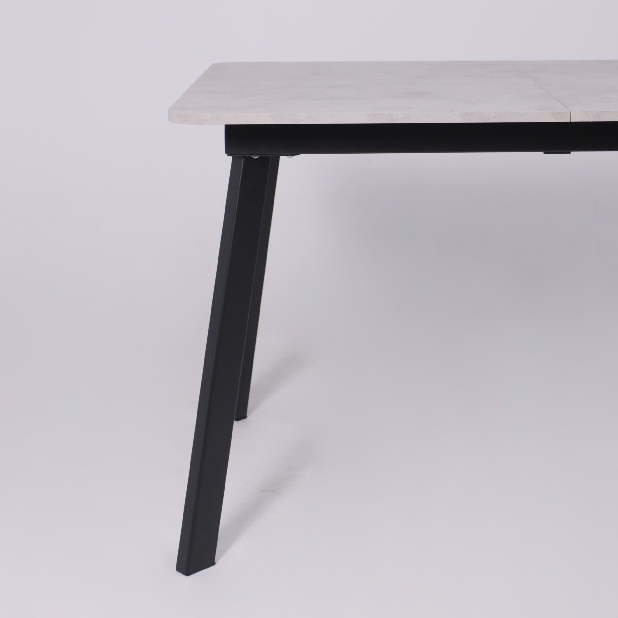 Стол AV 1209/1, ЛМДФ, раздвижной 1200(1600)*800 Ароза светлая/черный