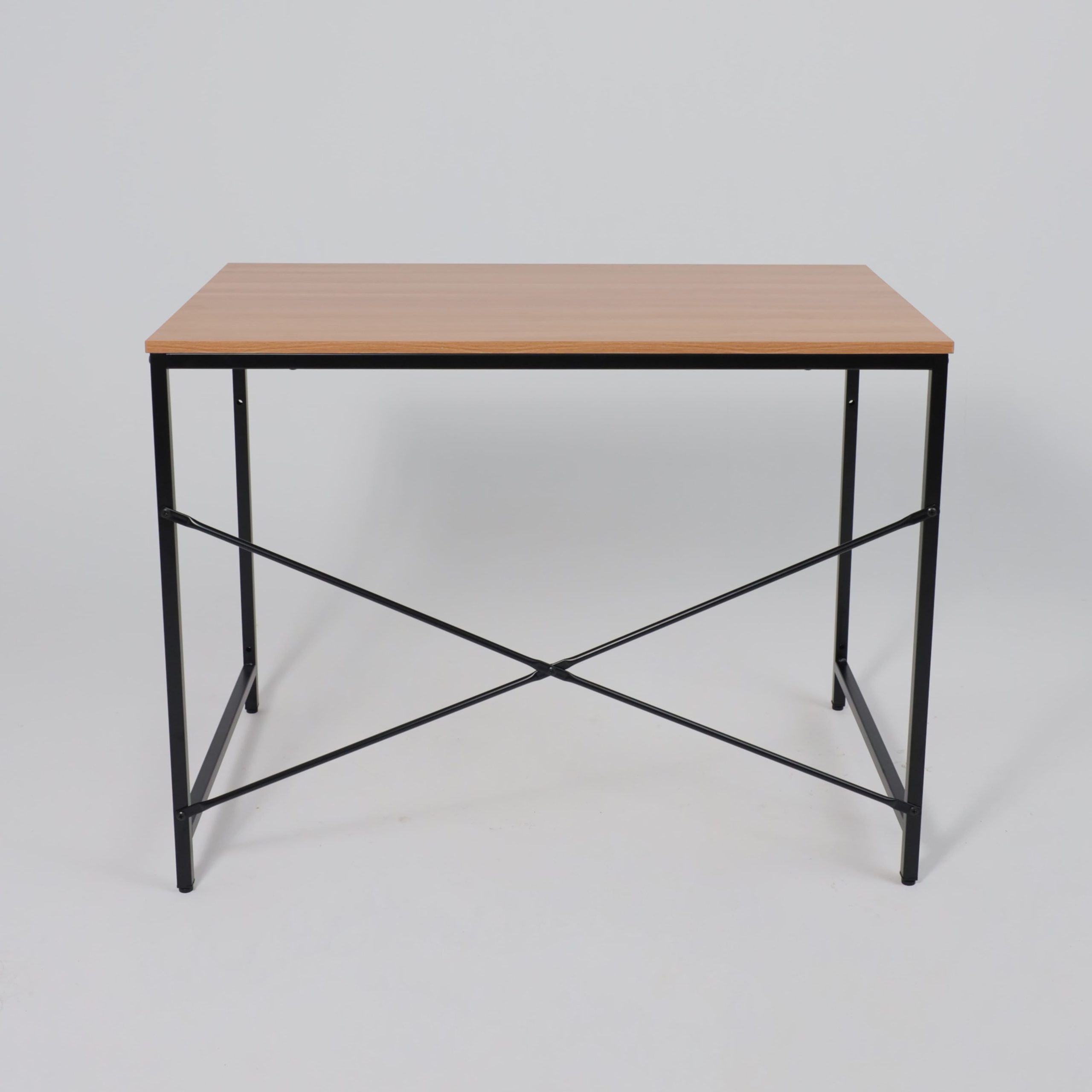 Стол письменный OPAL, светлый орех/черный металл, 1000*600*750