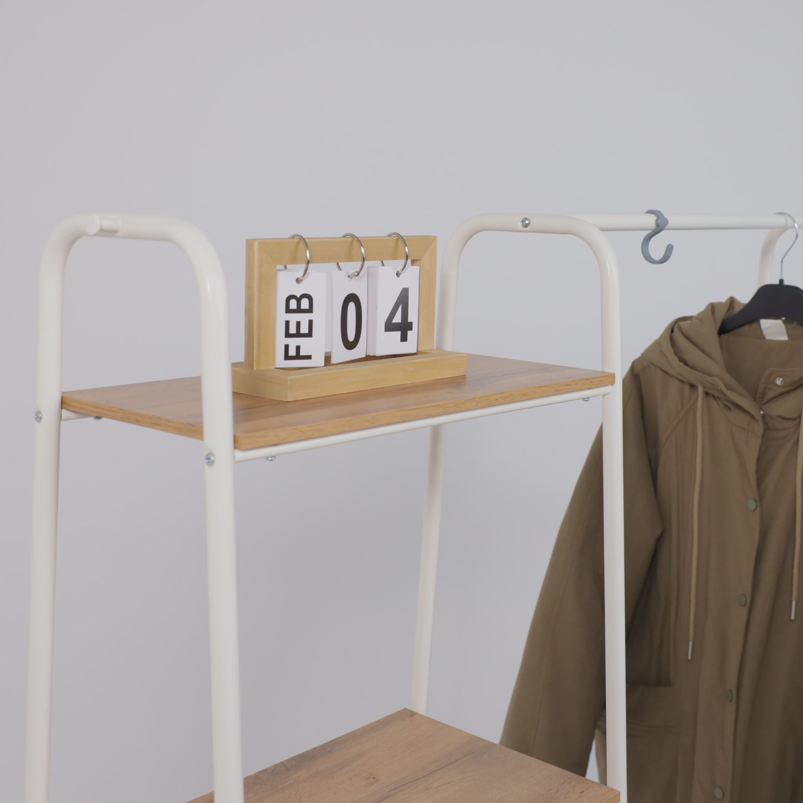 Гардеробная система с полками СКАНДИНАВИЯ 1, белый