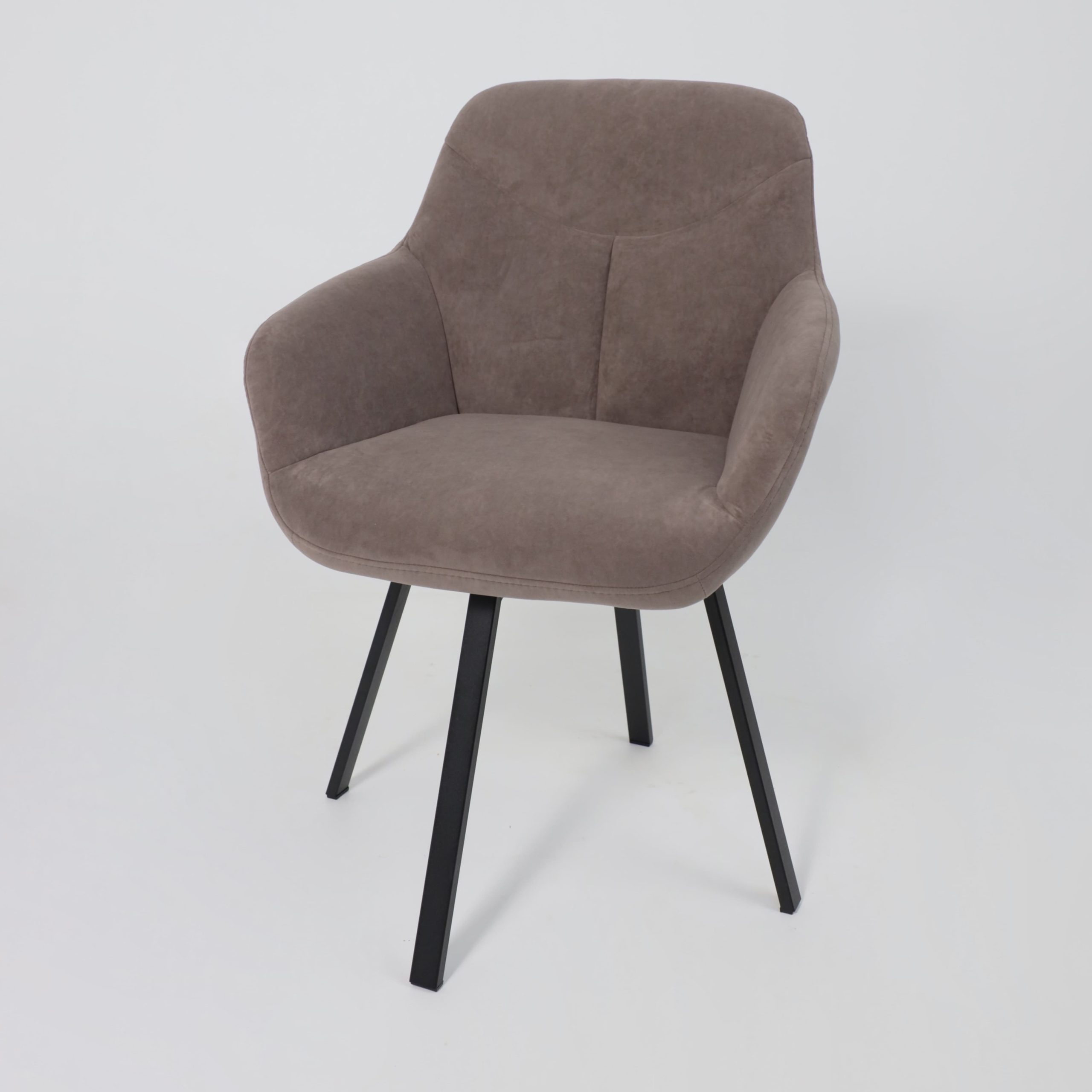 Стул ROMEO SMILE 360, b05 LATTE LUXчерный