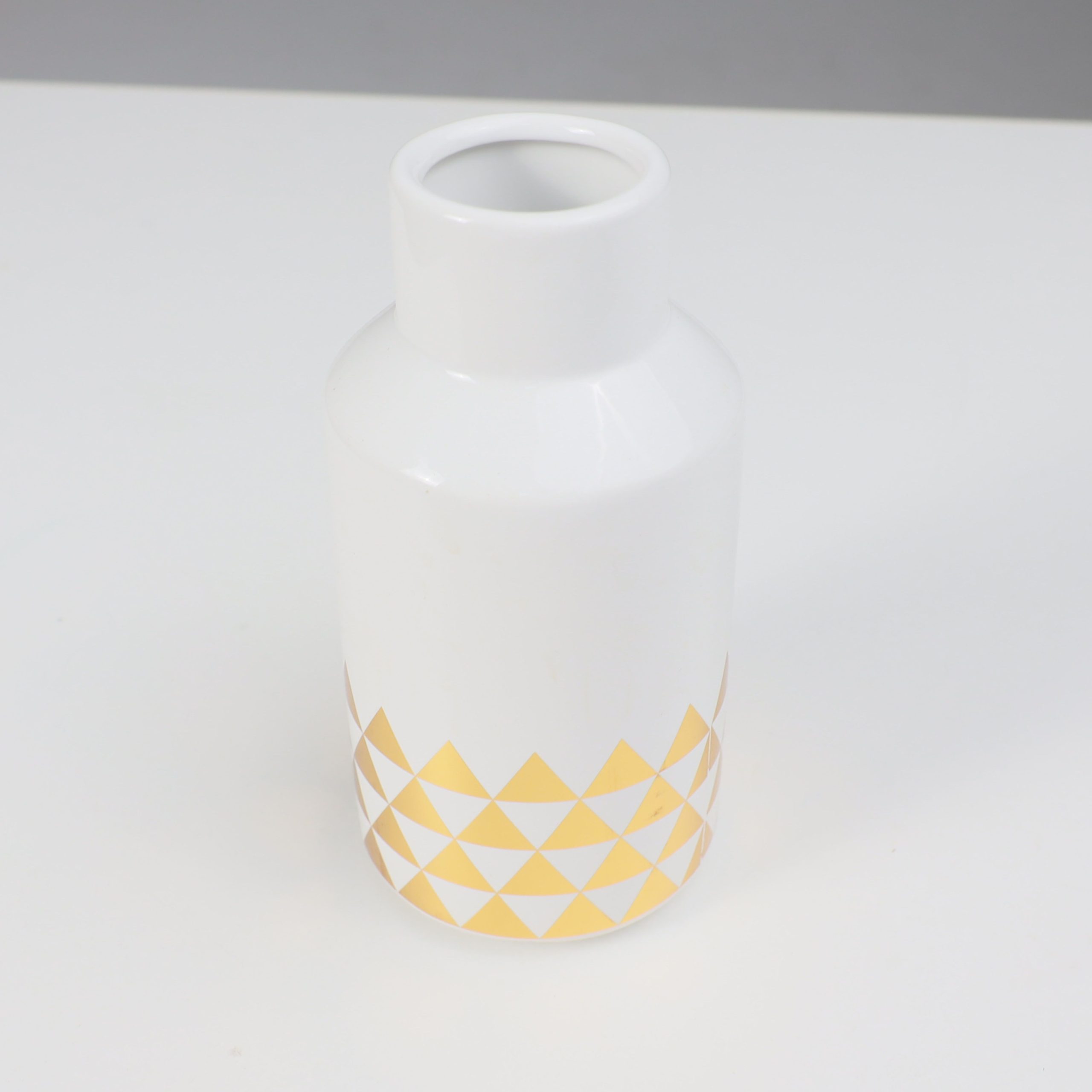 Ваза керамическая WEST, белый, 10,5*10,5*20см