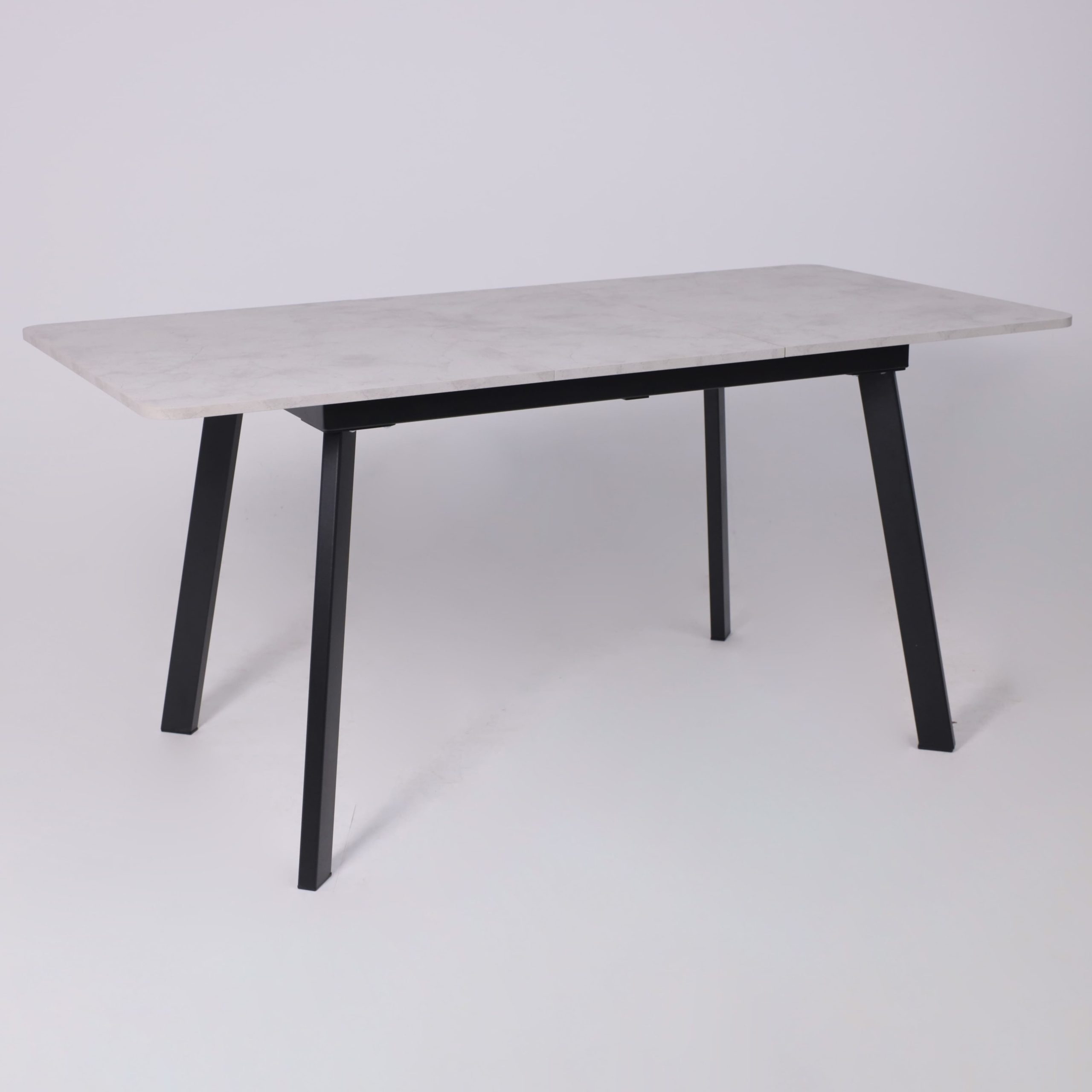 Стол AV 1209/1, ЛМДФ, раздвижной 1200(1600)*800 Ароза светлая/черный