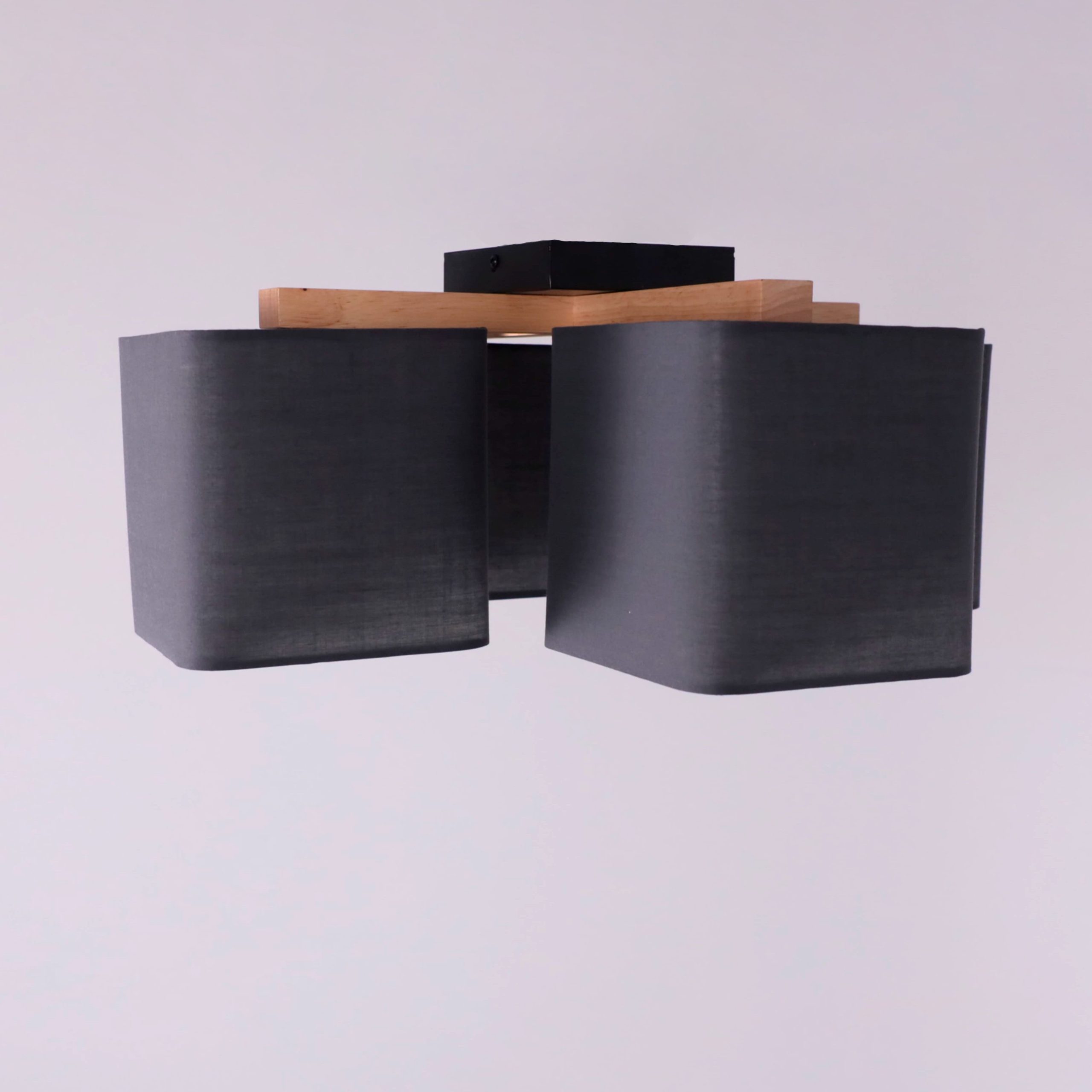 Светильник QUADRO, потолочный, 4*E27, серый