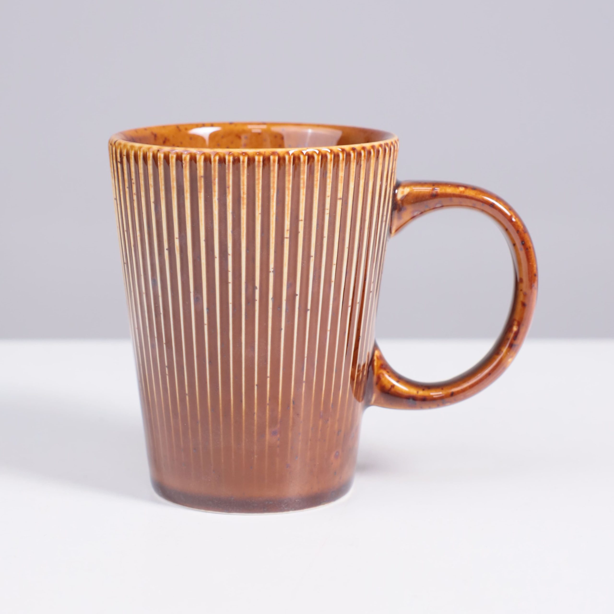 Кружка AURORA, фарфор, каштановый, 250мл