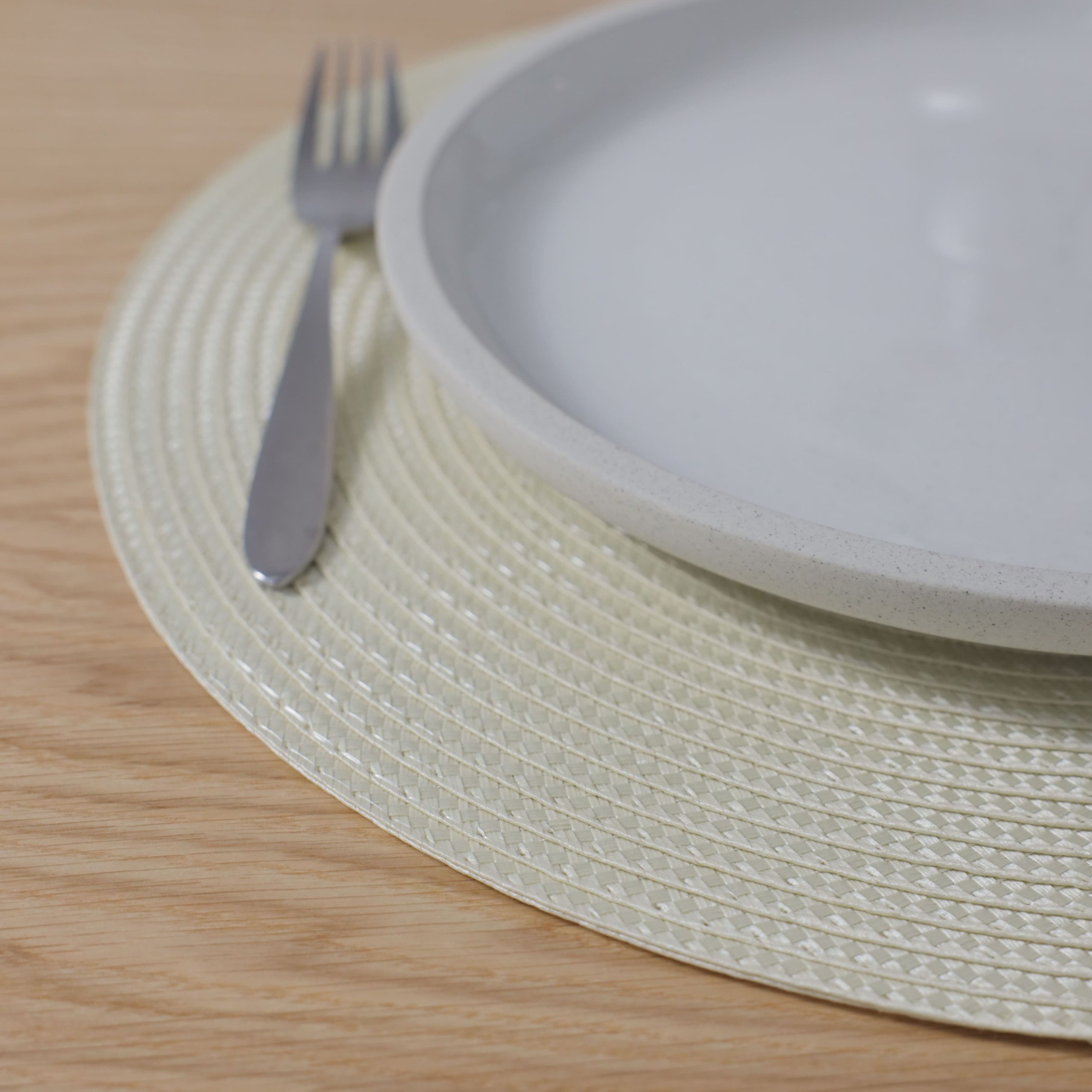 Подставка сервировочная BLISS, круглая, темно-бежевый, 38см