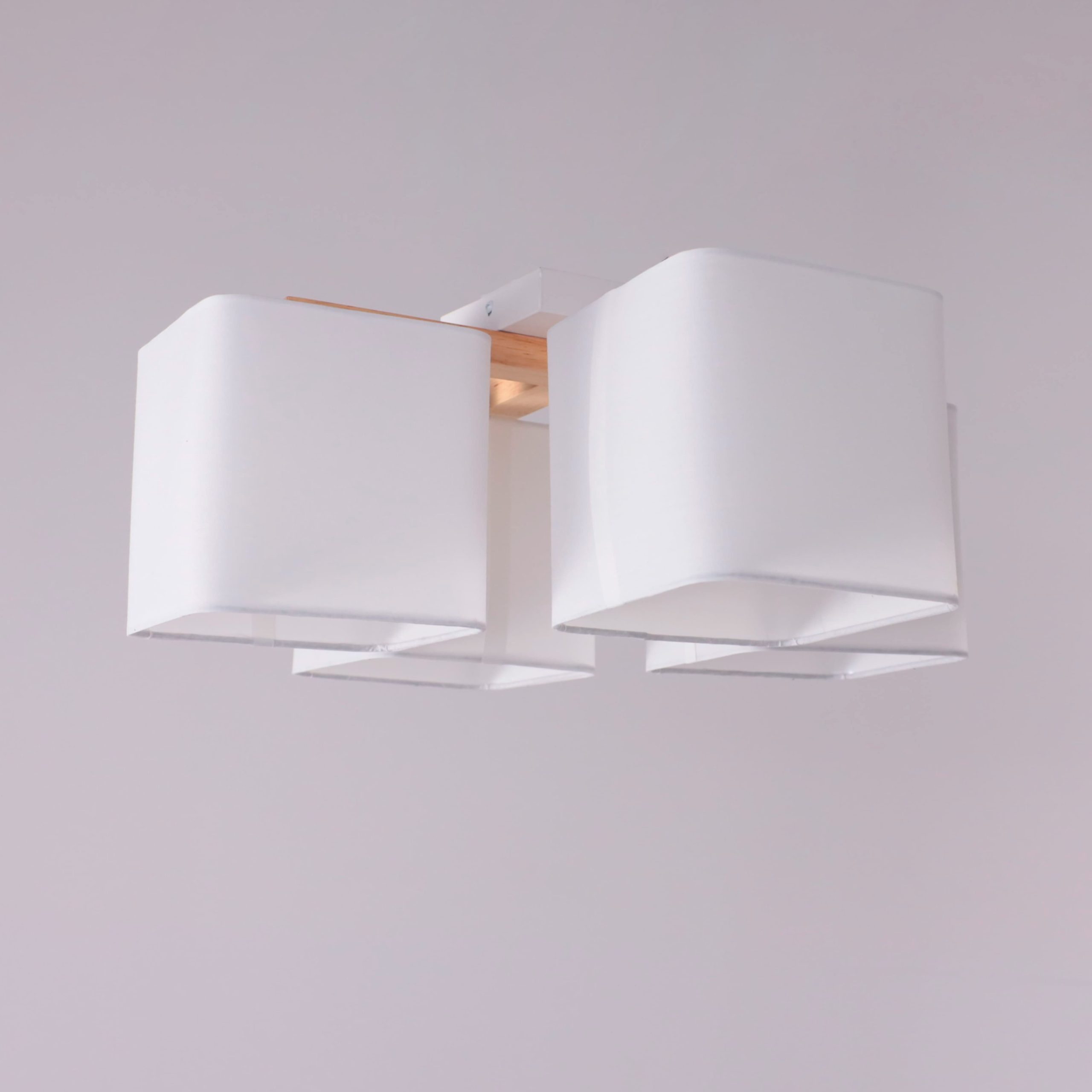 Светильник QUADRO, потолочный, 4*E27, белый