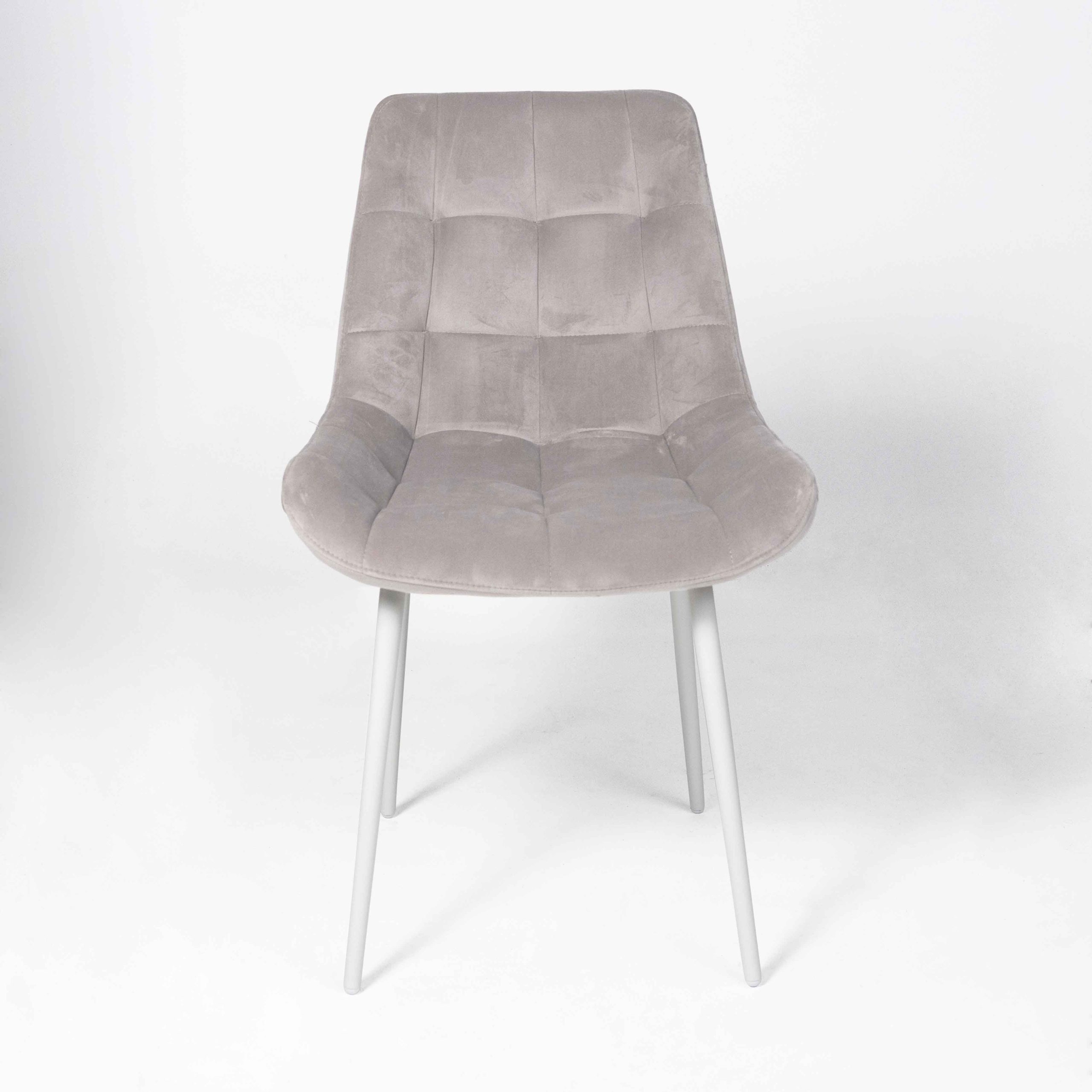 Стул AV 405, бежевый бархат Confetti smoke/белый