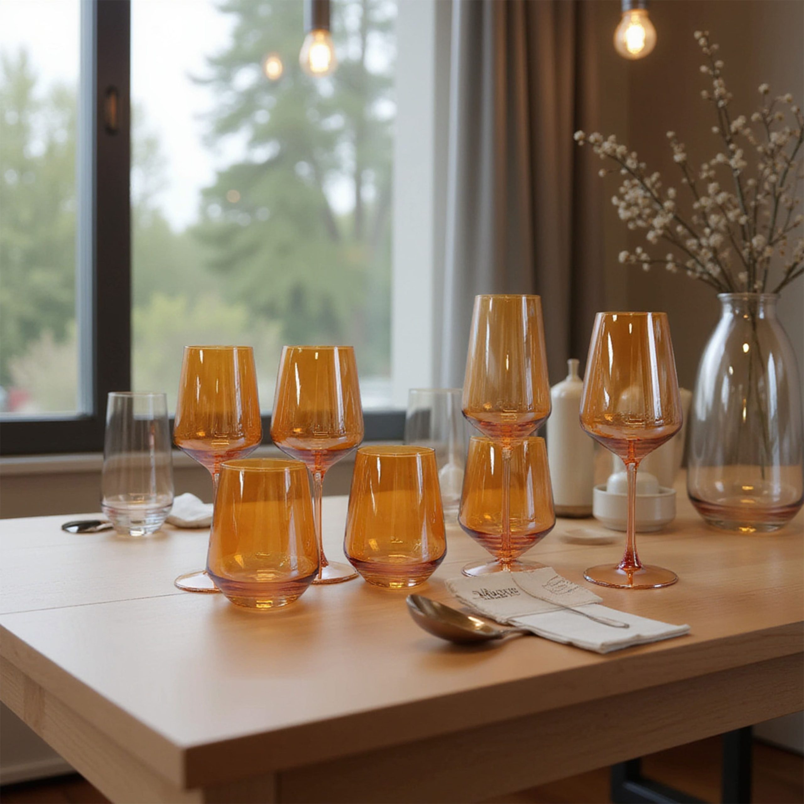 Бокал-хайбол EMBER DUSK, янтарный