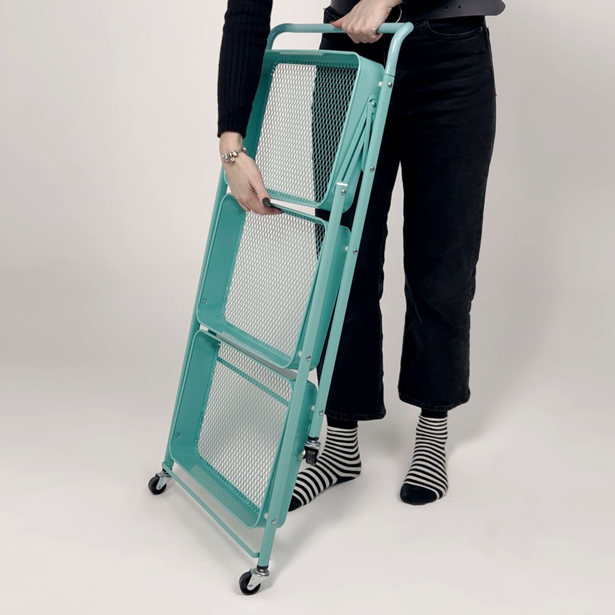 Этажерка NIKA, голубая (бирюзовый)