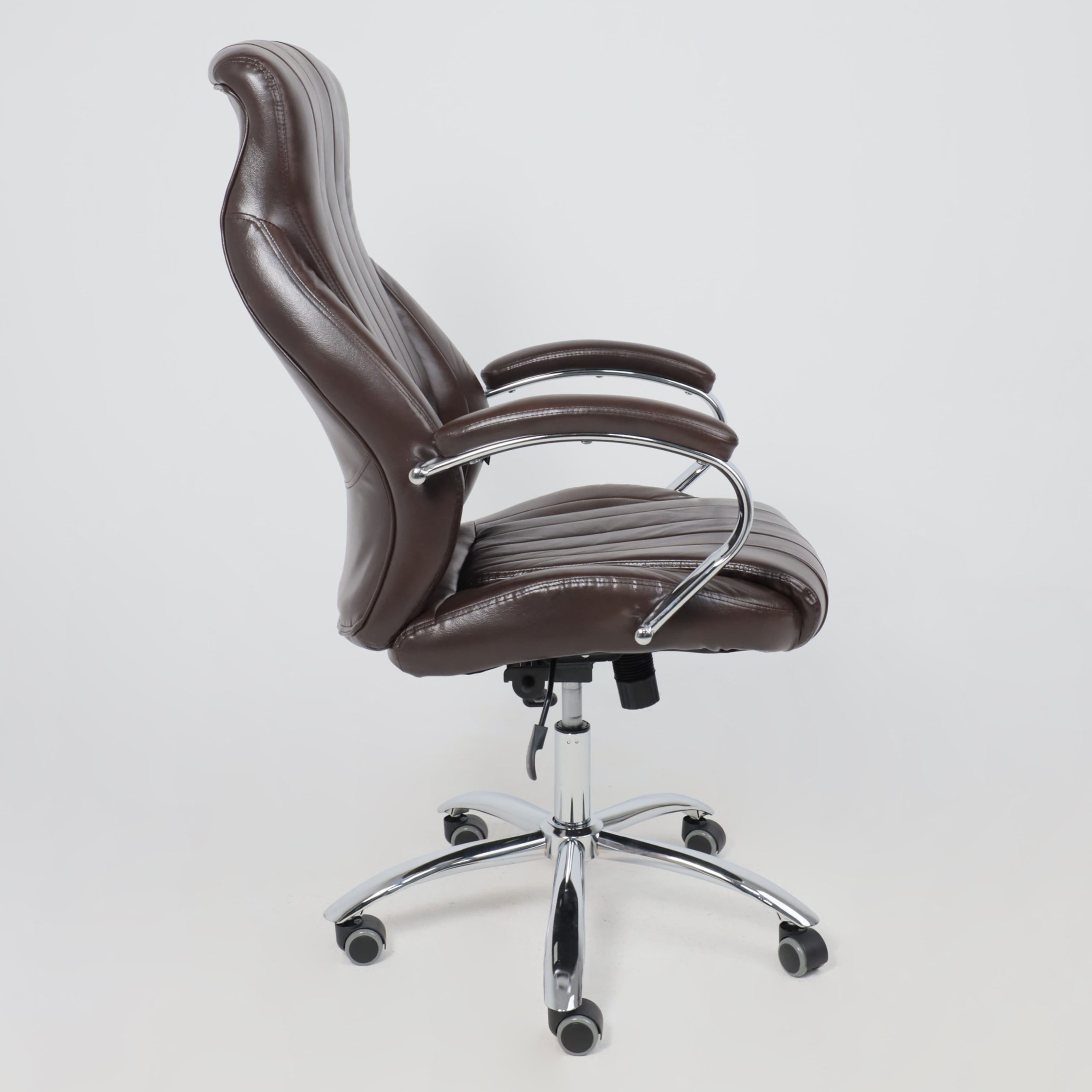 Кресло поворотное MASTIF, натуральная кожа, коричневый