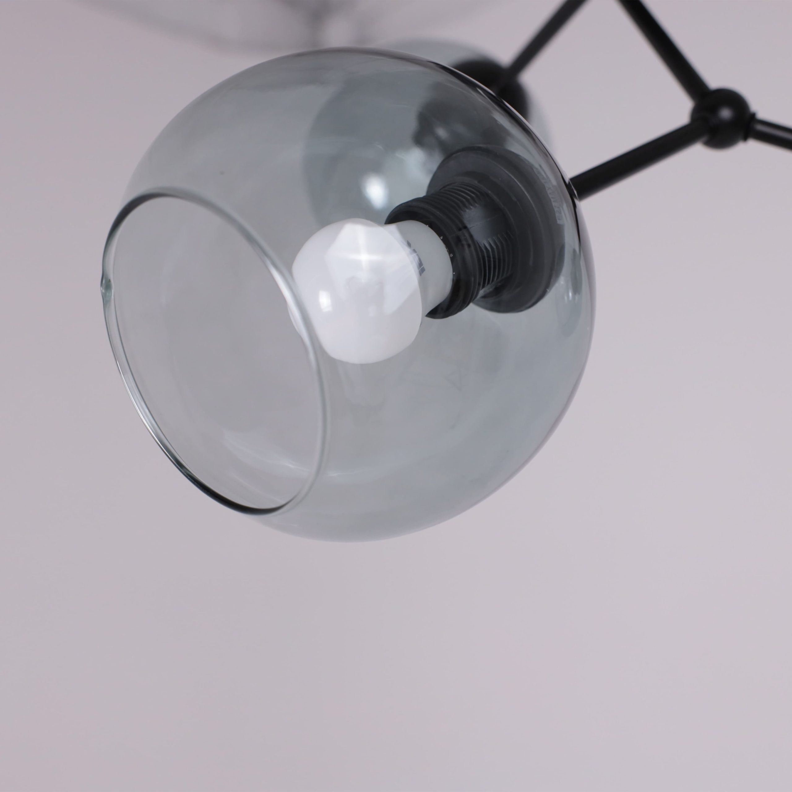 Светильник ATOM, потолочный, 3*E27, дымчатый