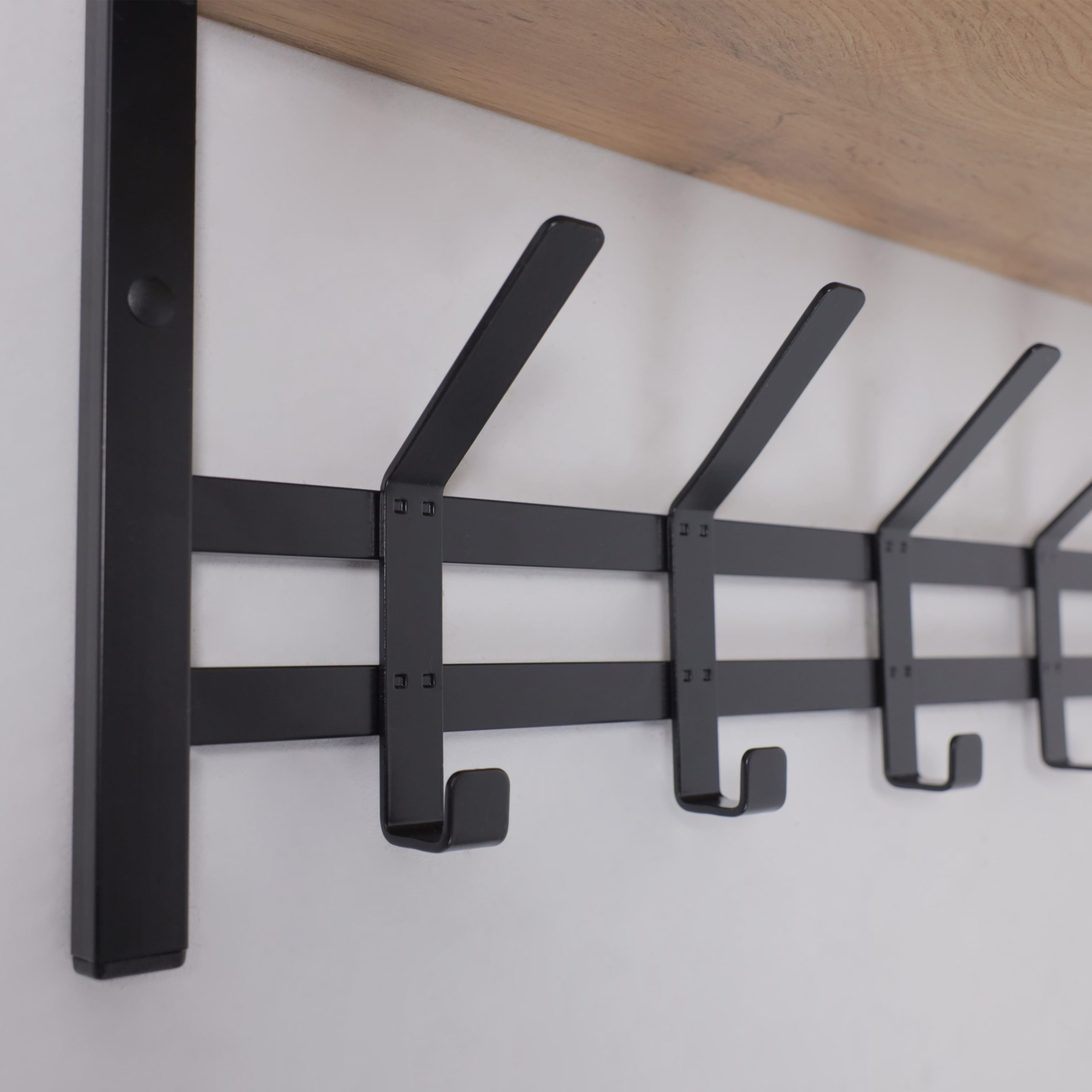 Вешалка с полкой ТОРОНТО 21Д, (чёрный)