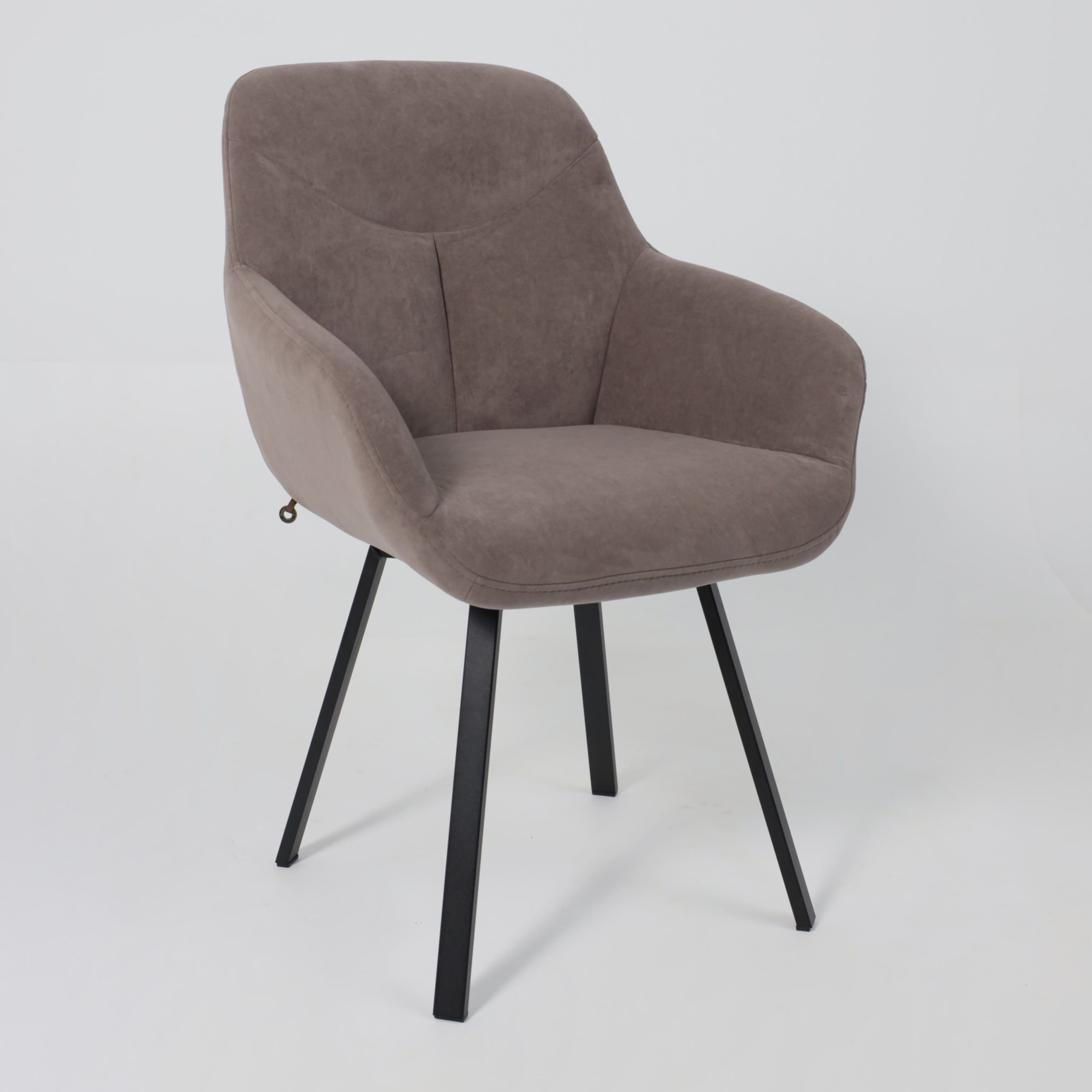 Стул ROMEO SMILE 360, b05 LATTE LUXчерный