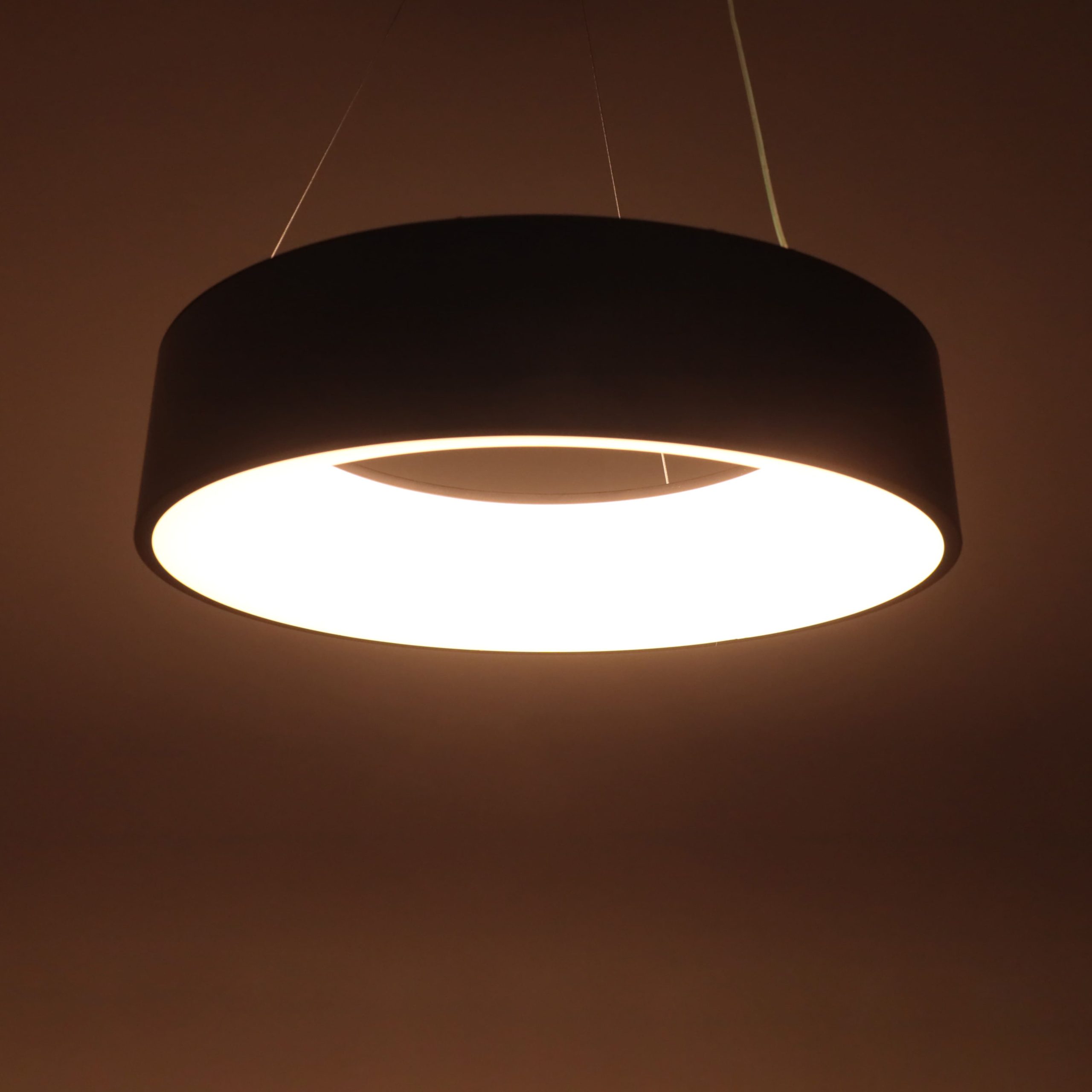 Светильник RING, потолочный, LED, чёрный