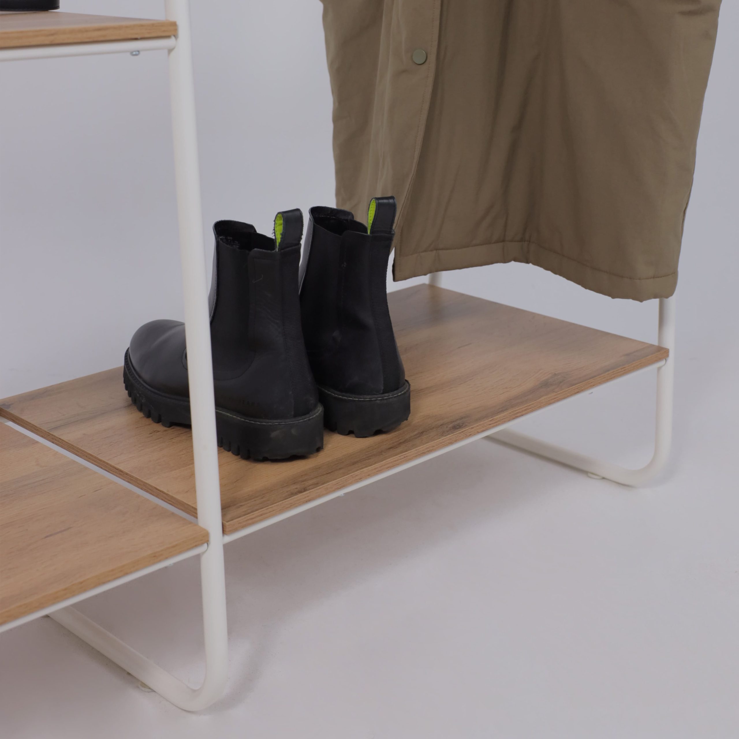 Гардеробная система с полками СКАНДИНАВИЯ 1, белый