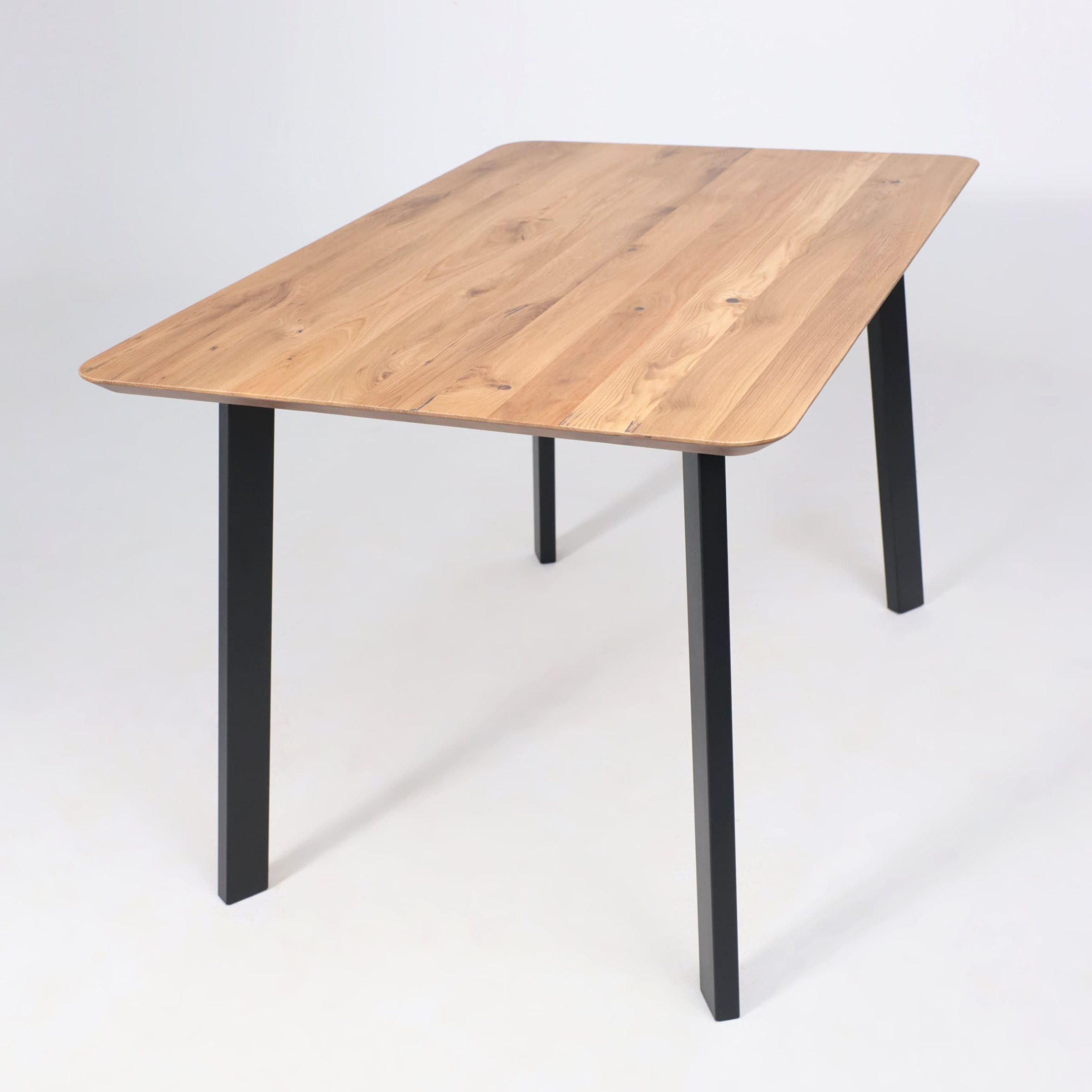 Стол МАЙОН, 120*80*74, дуб натуральный/черный (ПР-2 DSW (Т27) (02) КС-60)