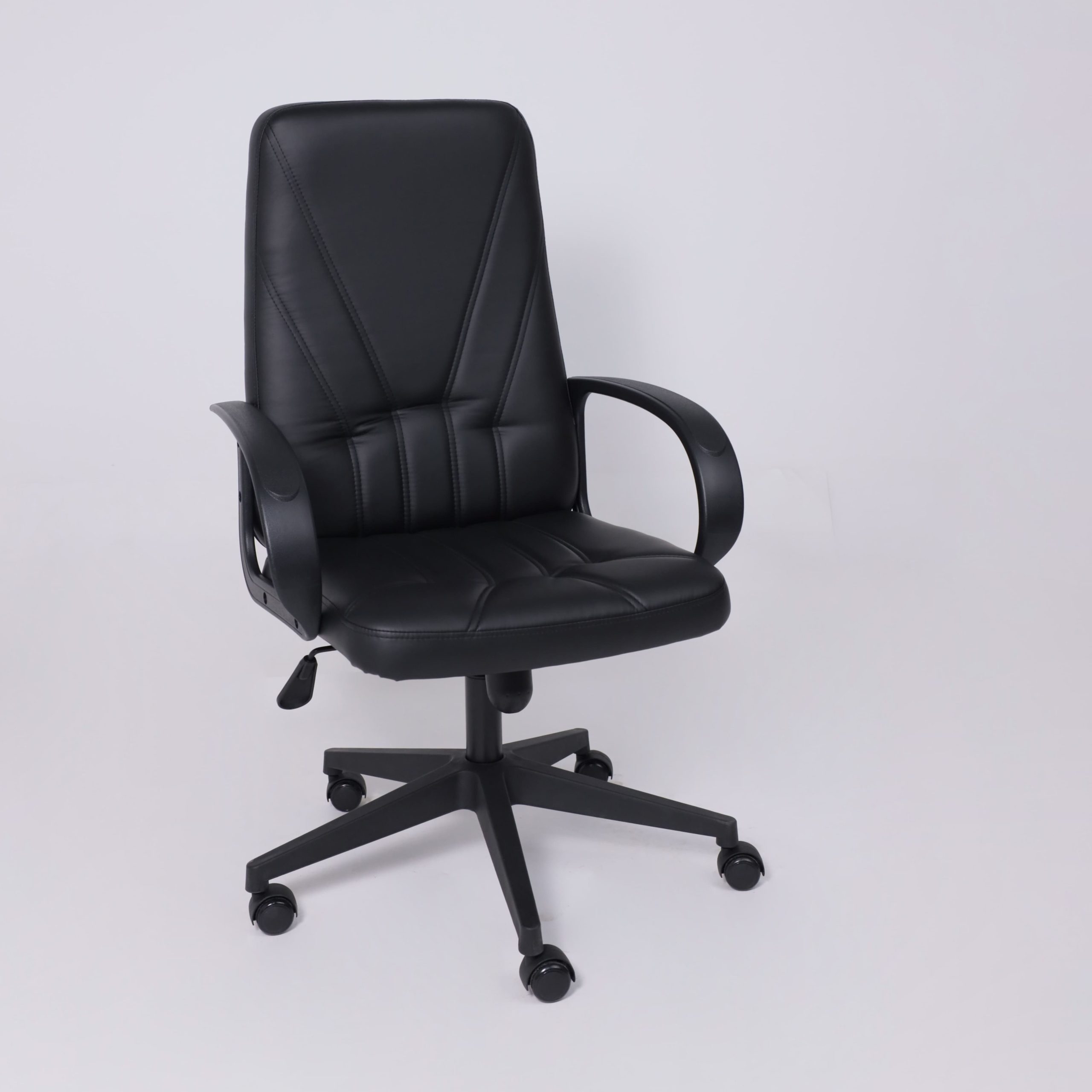 Кресло поворотное МЕНЕДЖЕР PL, экокожа Pegasso черный