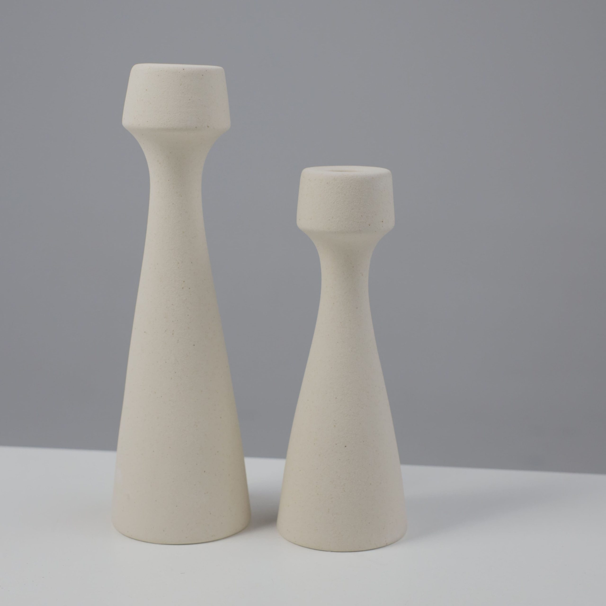 Статуэтка-подсвечник SANC 2, светло-бежевый, 7.5*24см