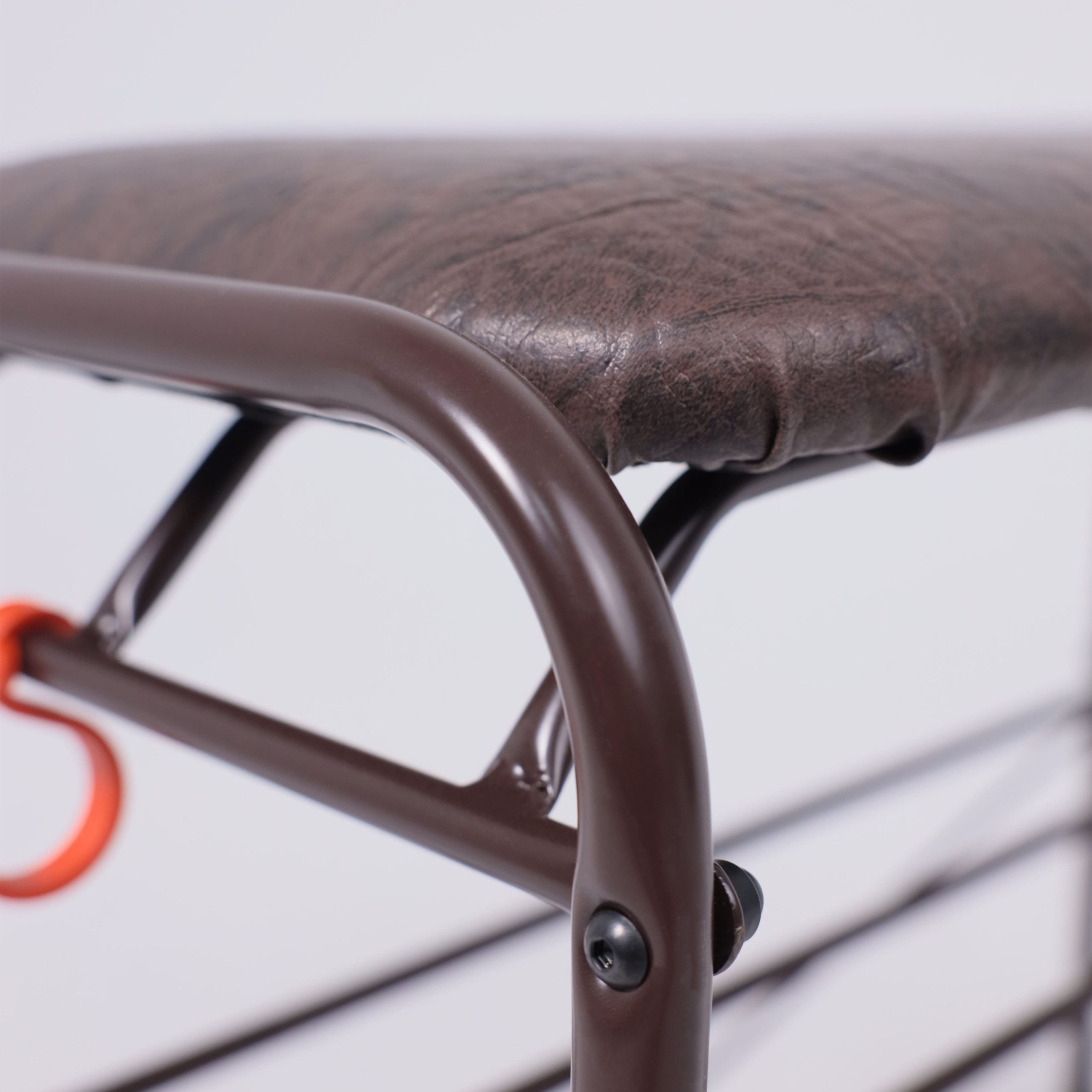 Подставка для обуви Альфа 23, с сиденьем (Коричневый)