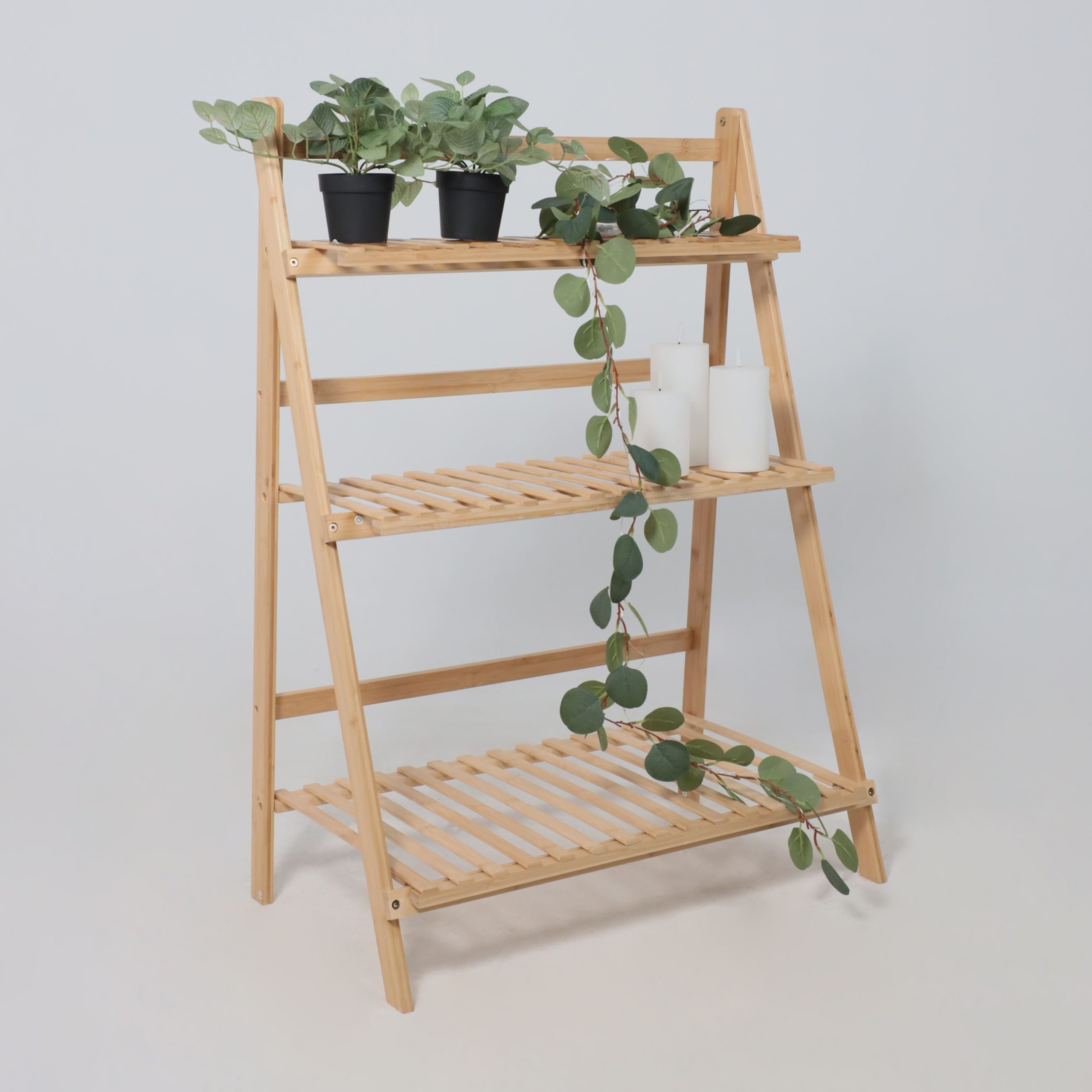 Комплект из электронных свечей AKS тип 1 ( 3 свечи 7.5х13/15.5/18см 1LEDх3, 2ААх3 )