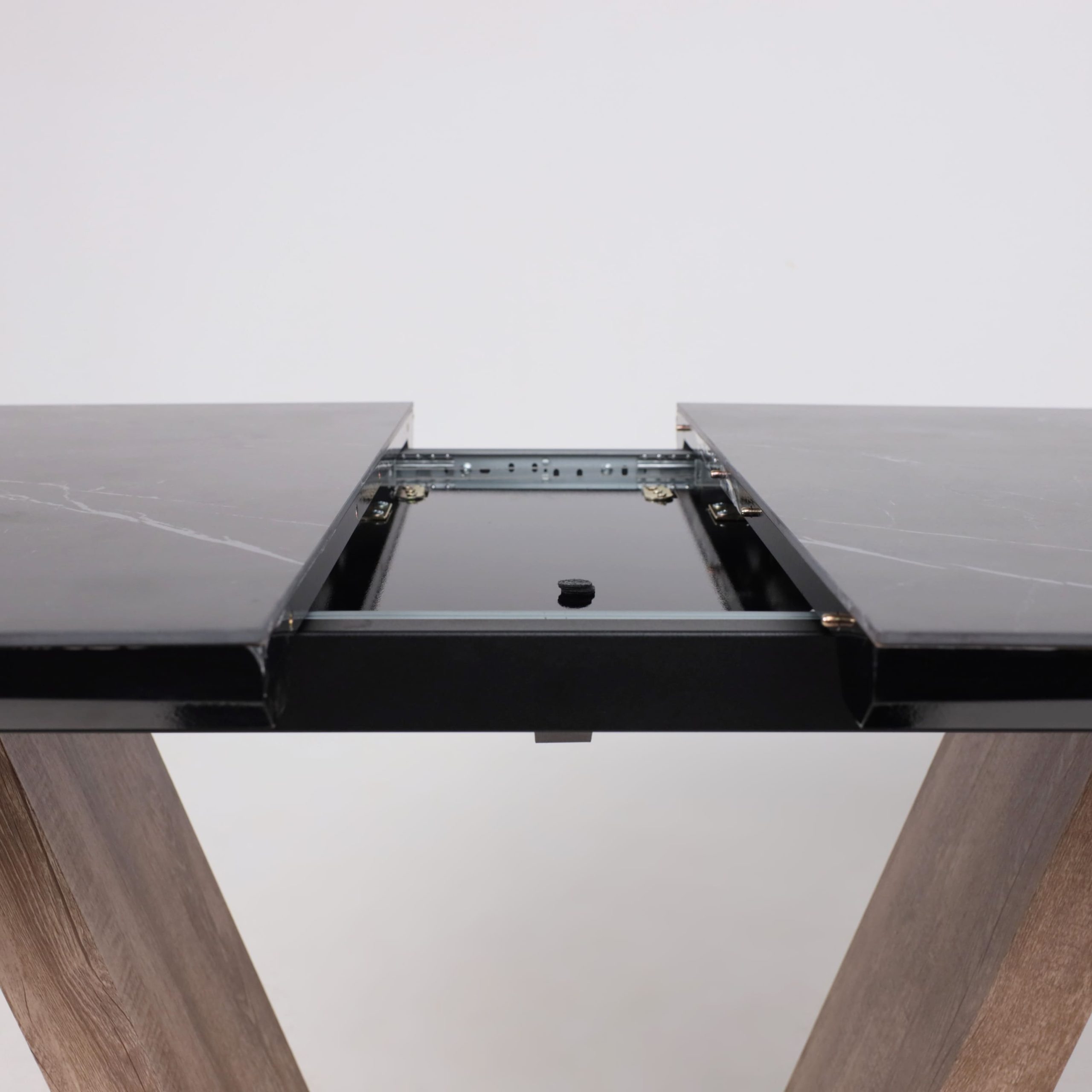 Стол ТОРОНТО, керамика 0 кат. 1400(1715)*800, Камень серый Greys black/Ель умбра